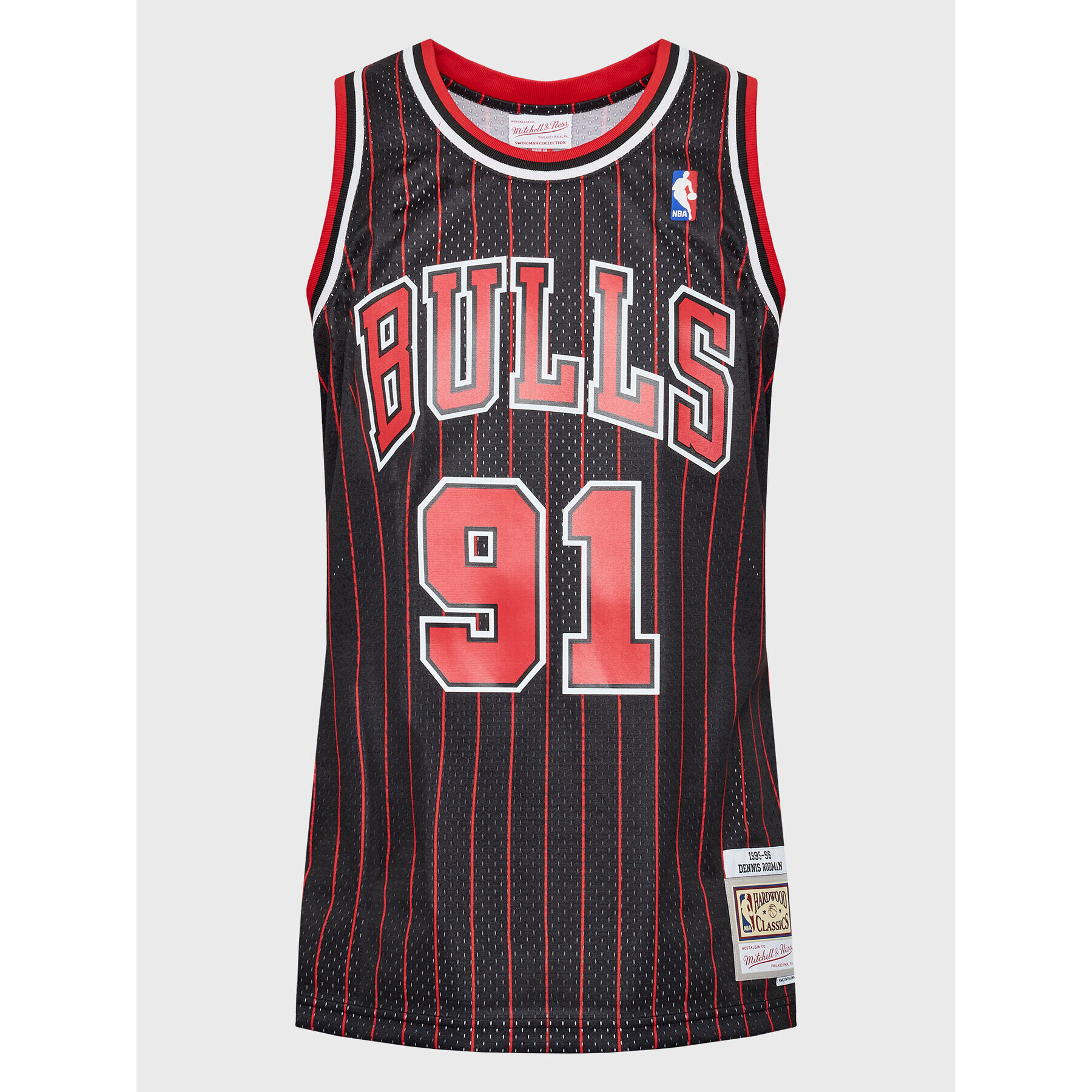 Mitchell & Ness Tank top SMJYGS18150 Negru Regular Fit - Pled.ro