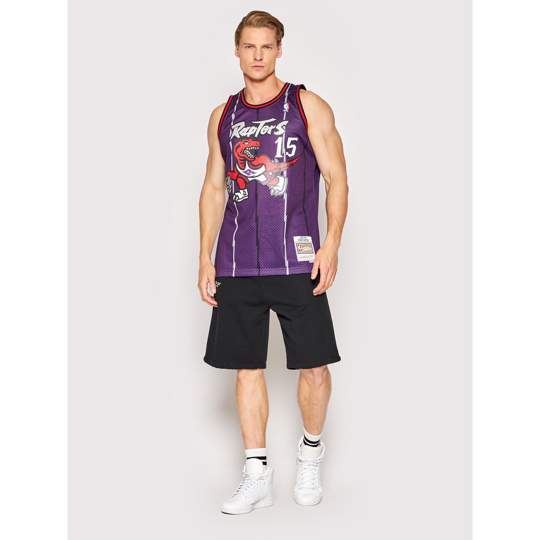 Mitchell & Ness Tank top SMJYGS18214 Violet Regular Fit - Pled.ro