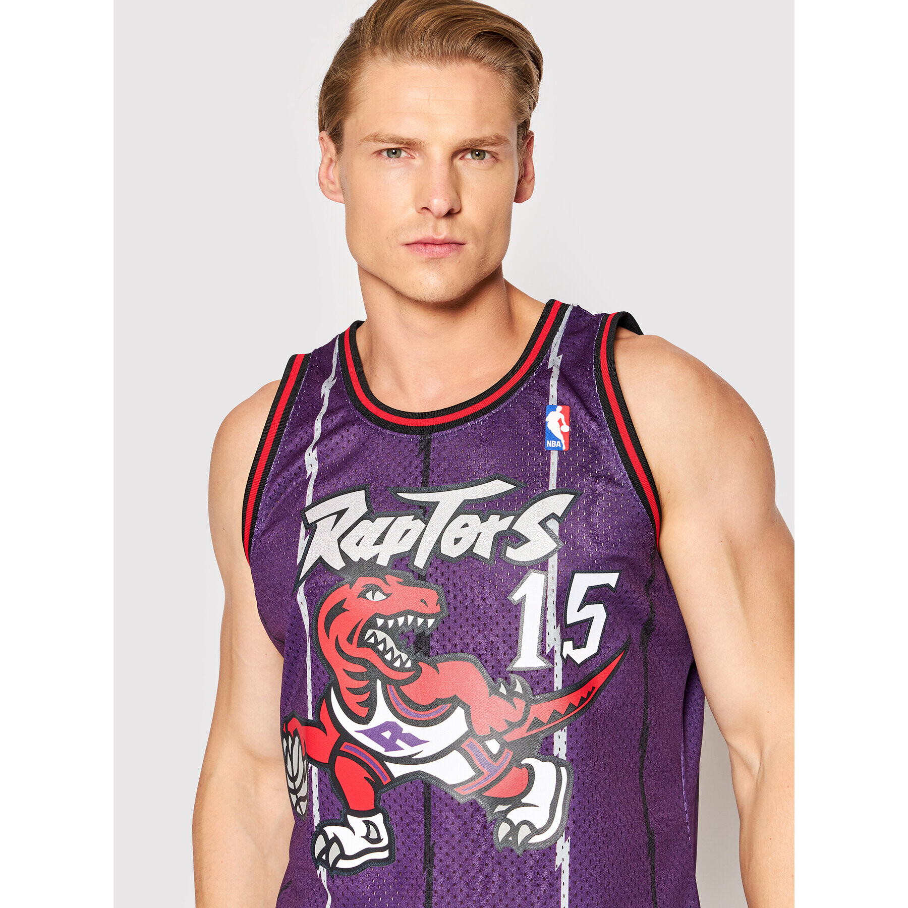 Mitchell & Ness Tank top SMJYGS18214 Violet Regular Fit - Pled.ro