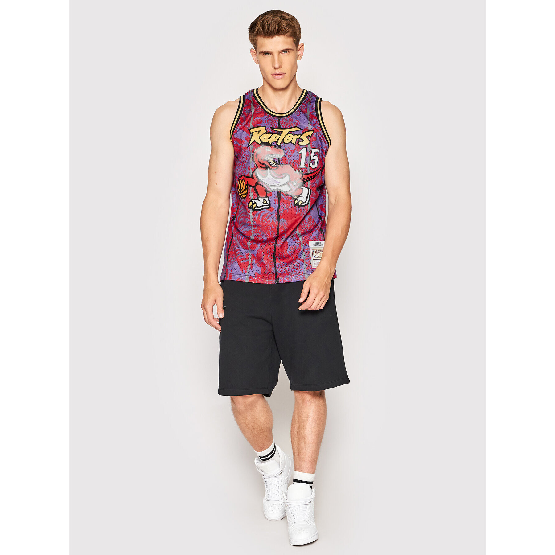 Mitchell & Ness Tank top TFSM1248 Colorat Regular Fit - Pled.ro