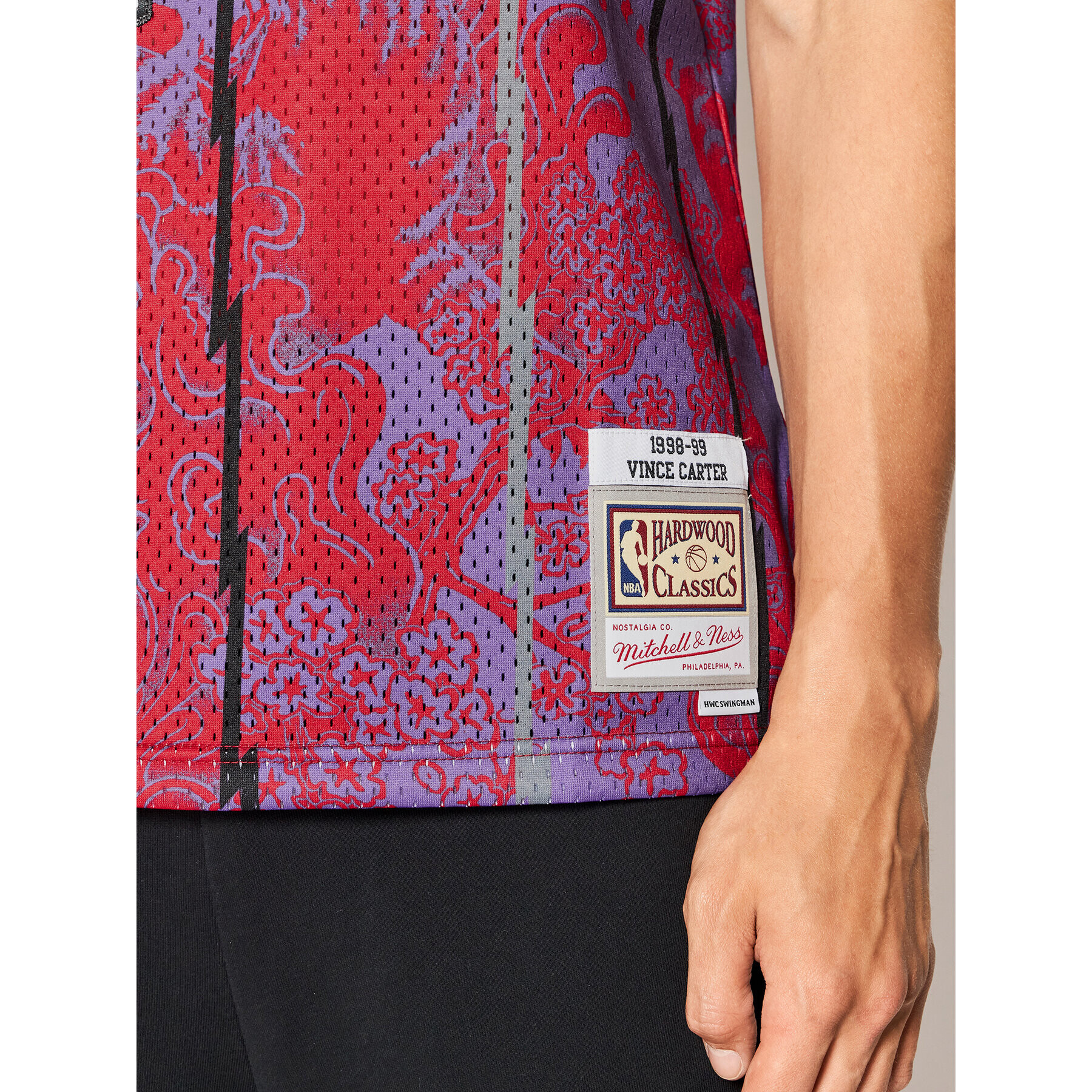 Mitchell & Ness Tank top TFSM1248 Colorat Regular Fit - Pled.ro