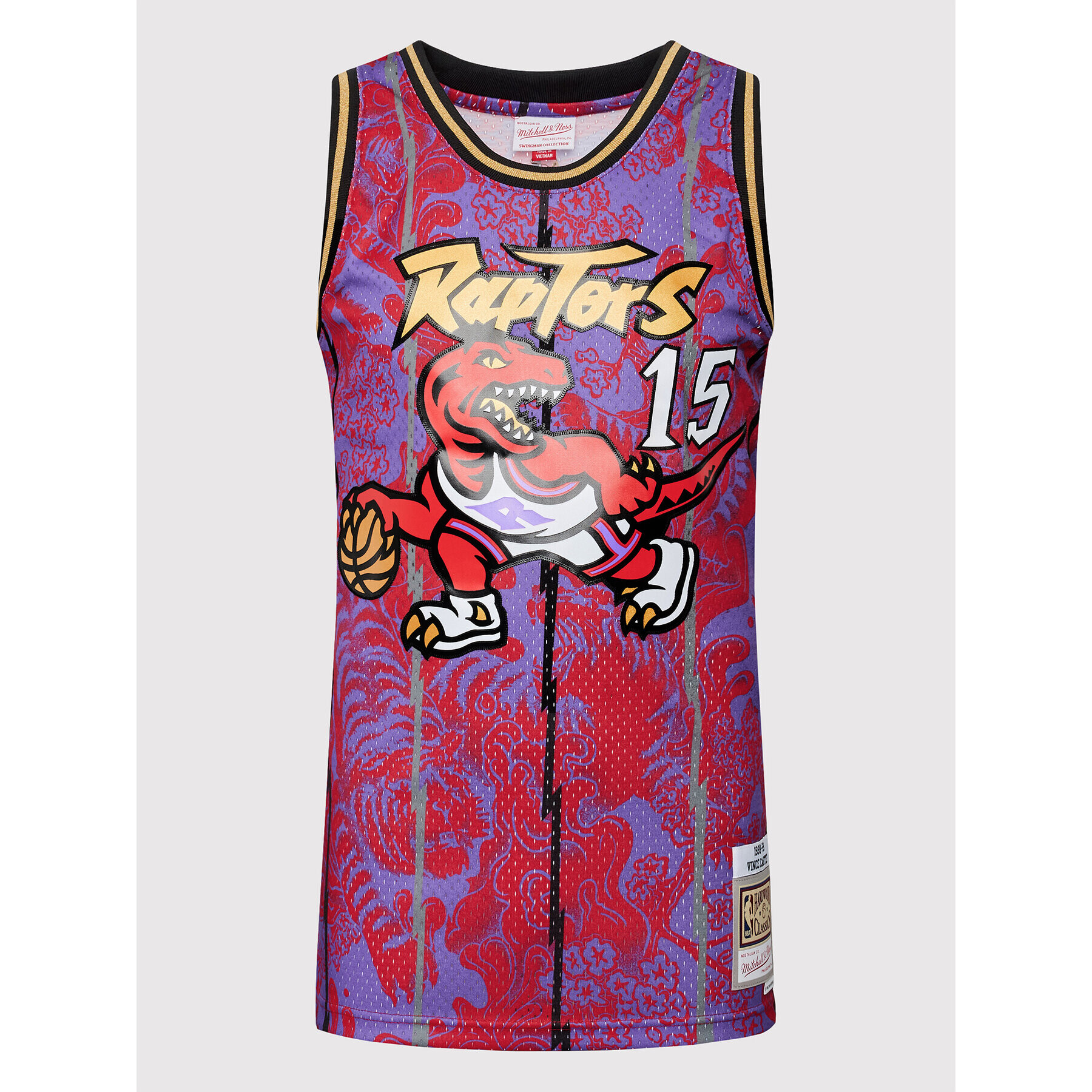 Mitchell & Ness Tank top TFSM1248 Colorat Regular Fit - Pled.ro