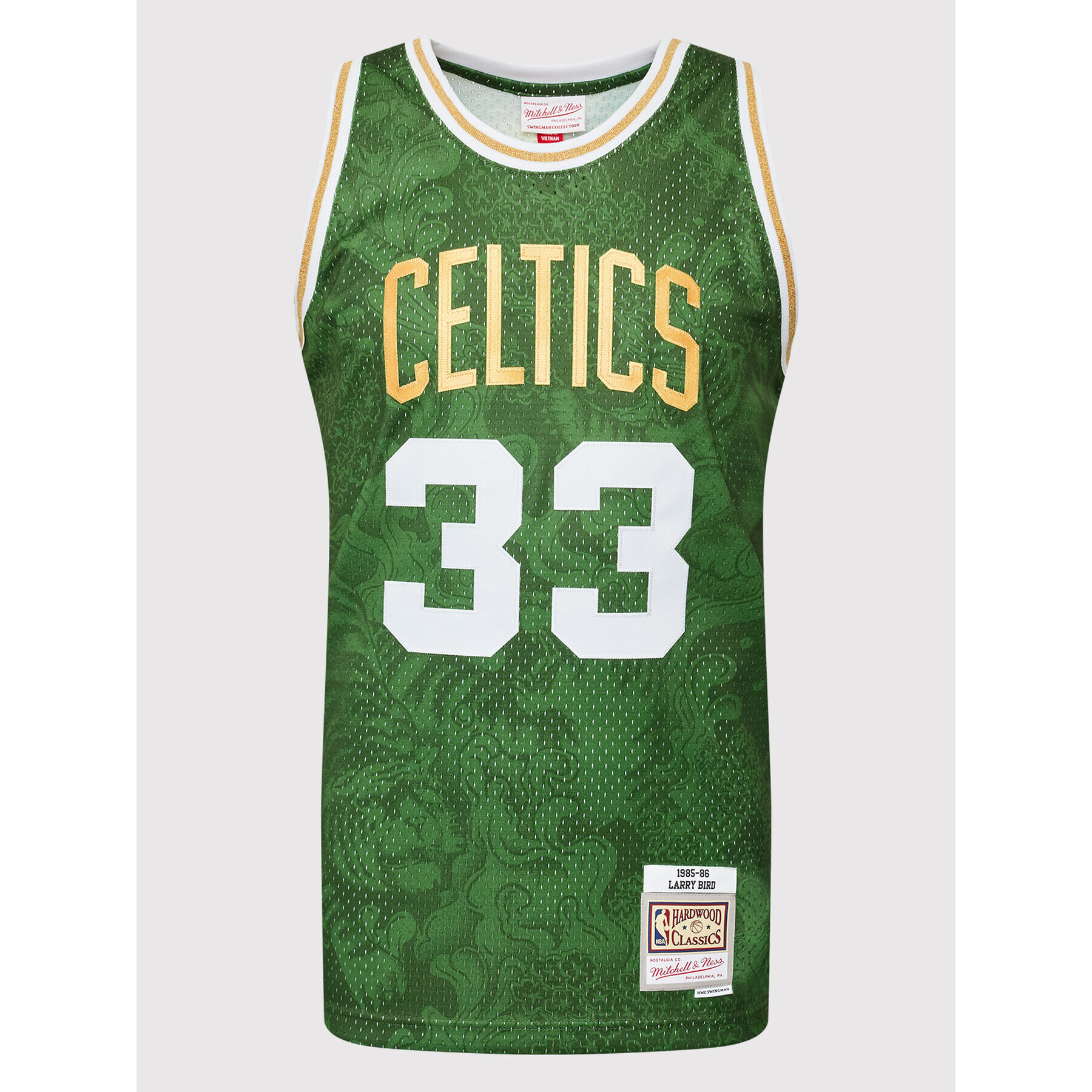 Mitchell & Ness Tank top TFSM1248 Verde Regular Fit - Pled.ro