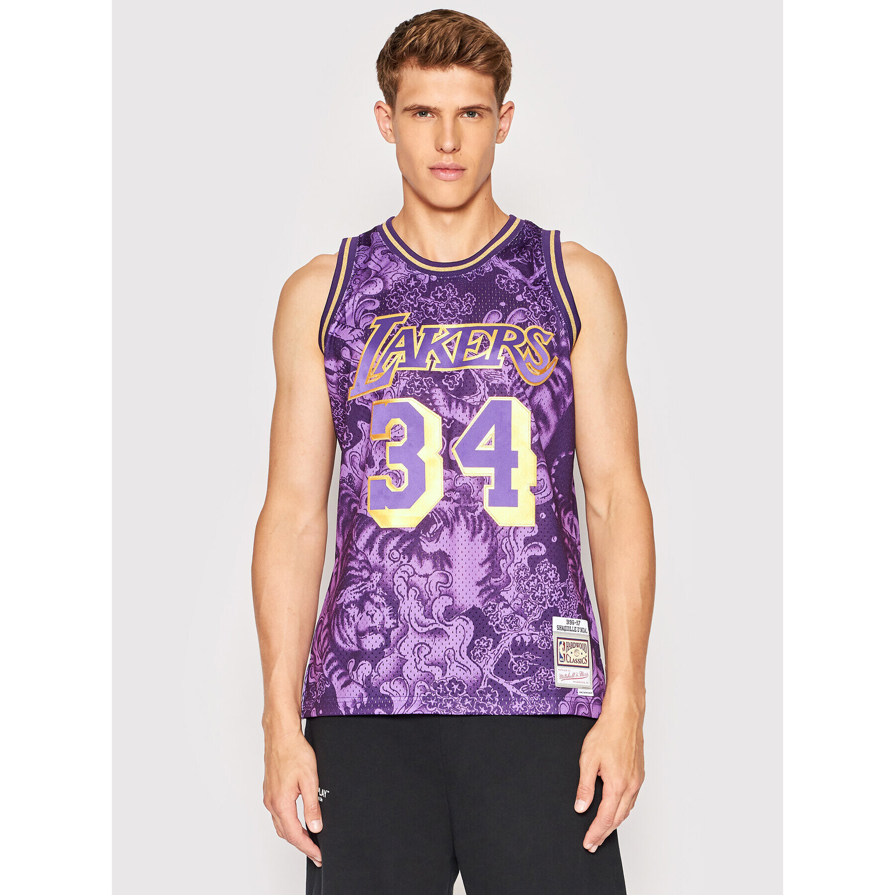 Mitchell & Ness Tank top TFSM1248 Violet Regular Fit - Pled.ro