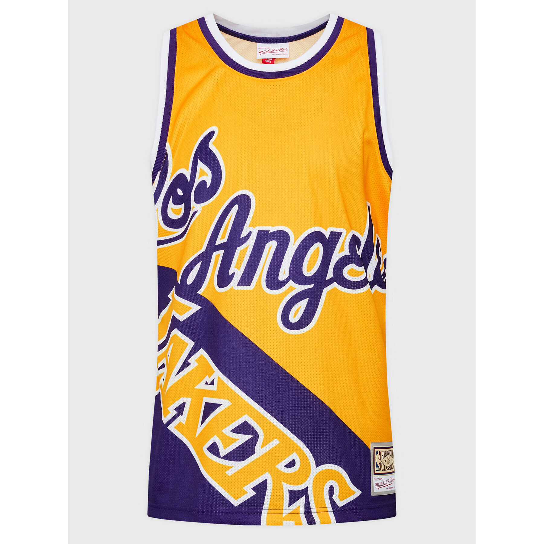 Mitchell & Ness Tank top TMTK4350 Galben Regular Fit - Pled.ro