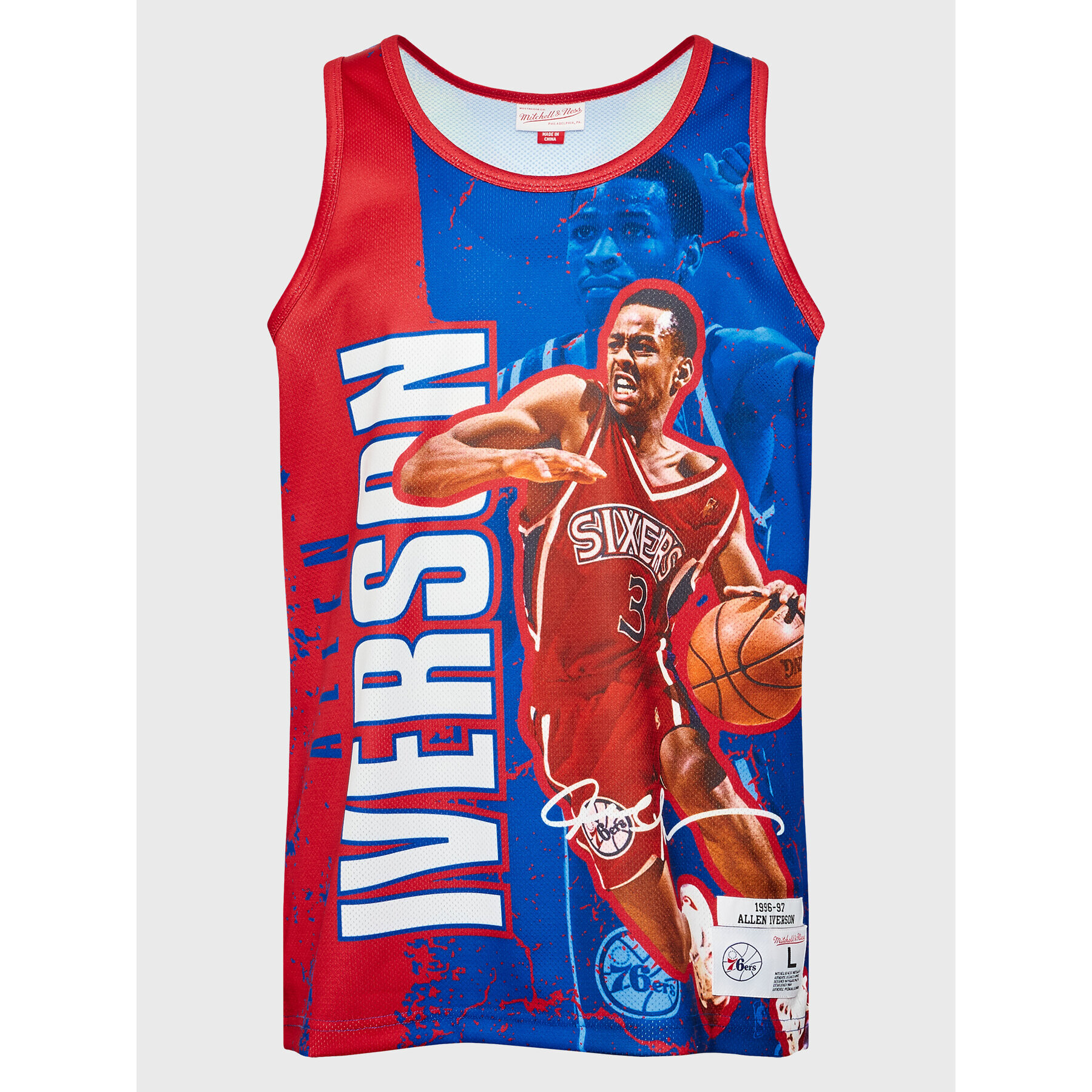 Mitchell & Ness Tank top TNMK5010 Colorat Regular Fit - Pled.ro