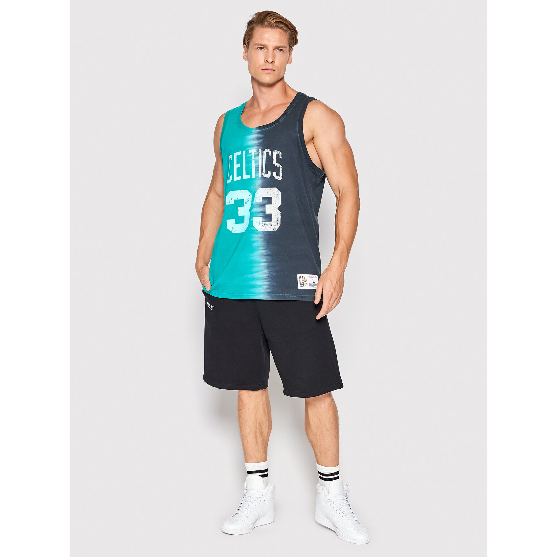 Mitchell & Ness Tank top TTNK3206 Verde Regular Fit - Pled.ro