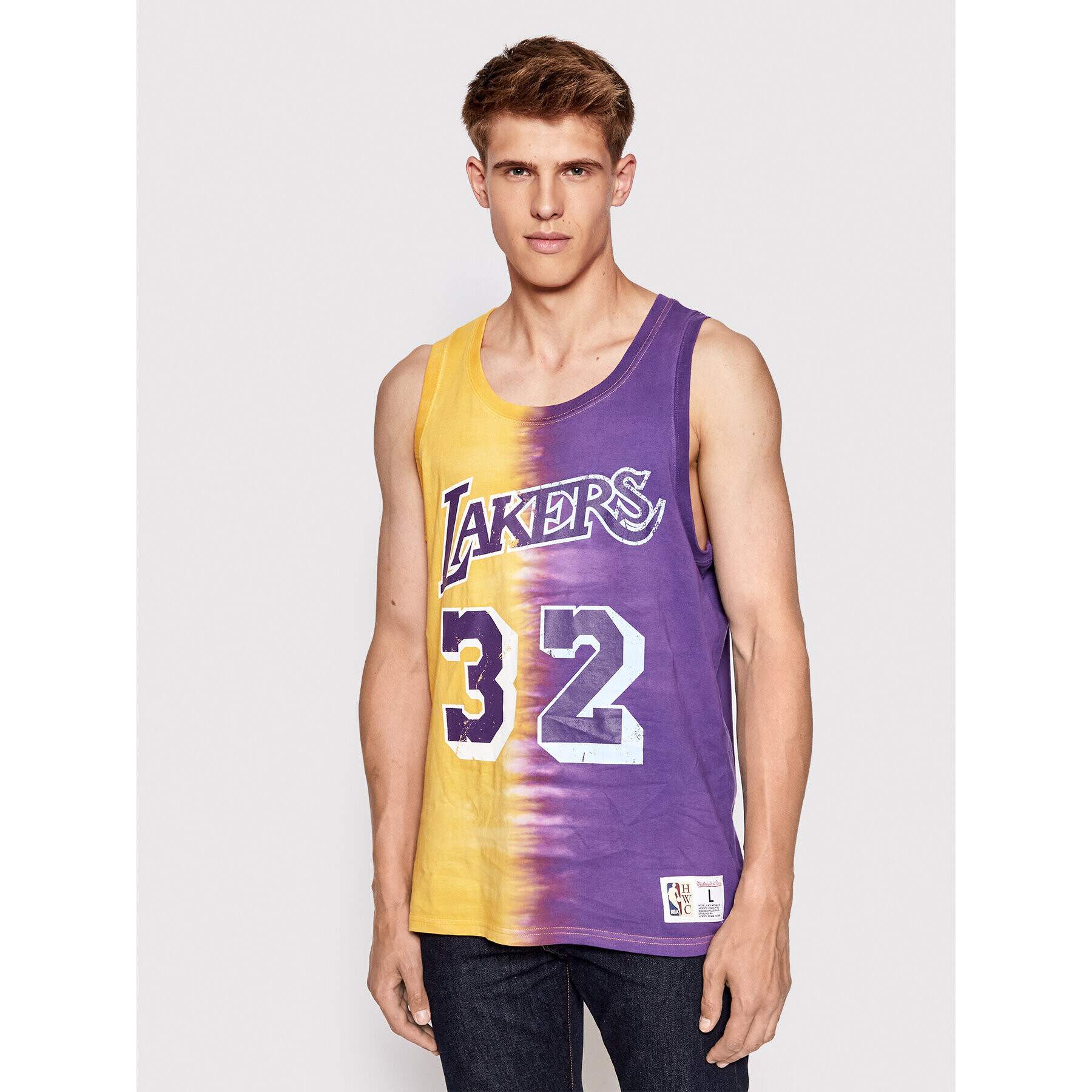 Mitchell & Ness Tank top TTNK3206 Violet Regular Fit - Pled.ro