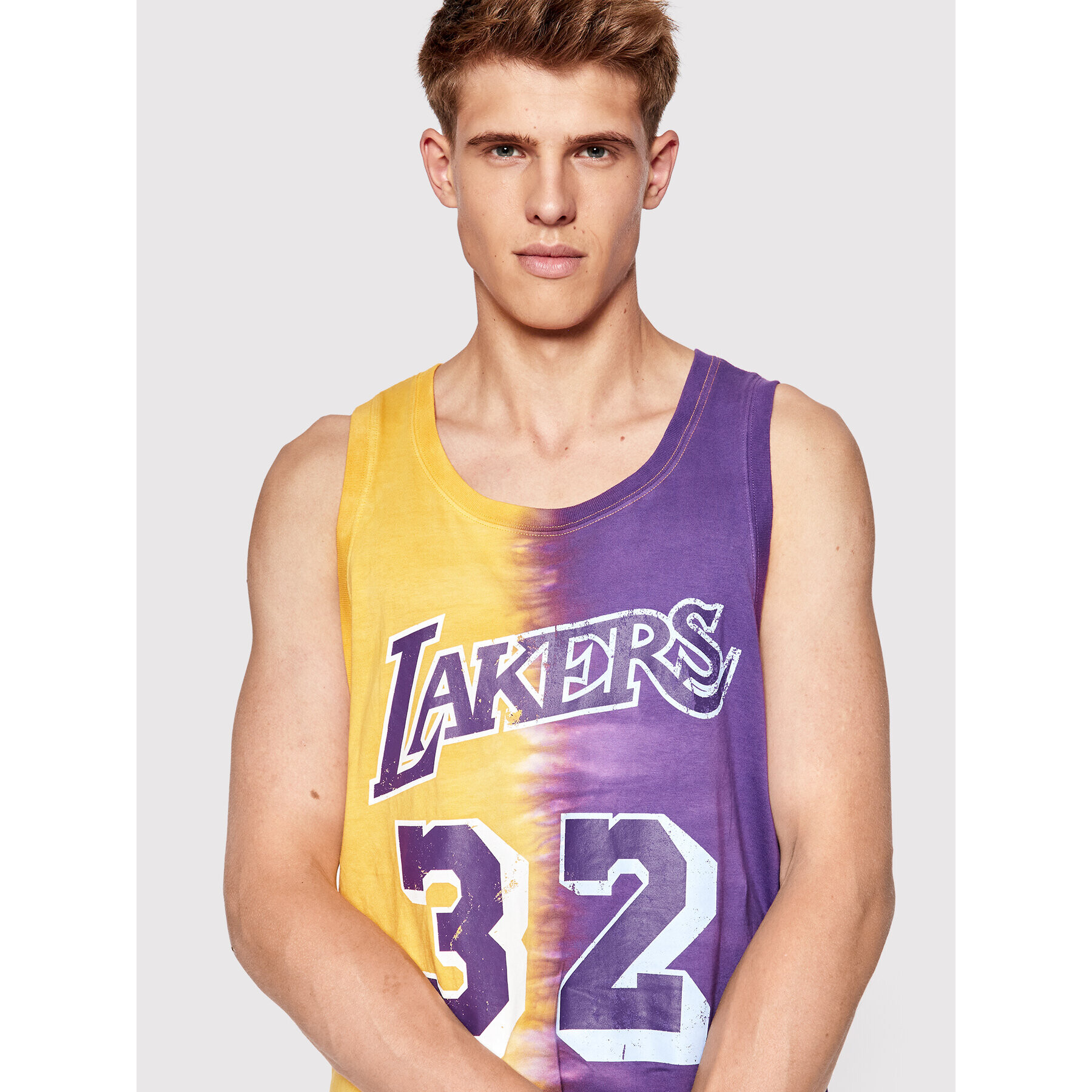 Mitchell & Ness Tank top TTNK3206 Violet Regular Fit - Pled.ro