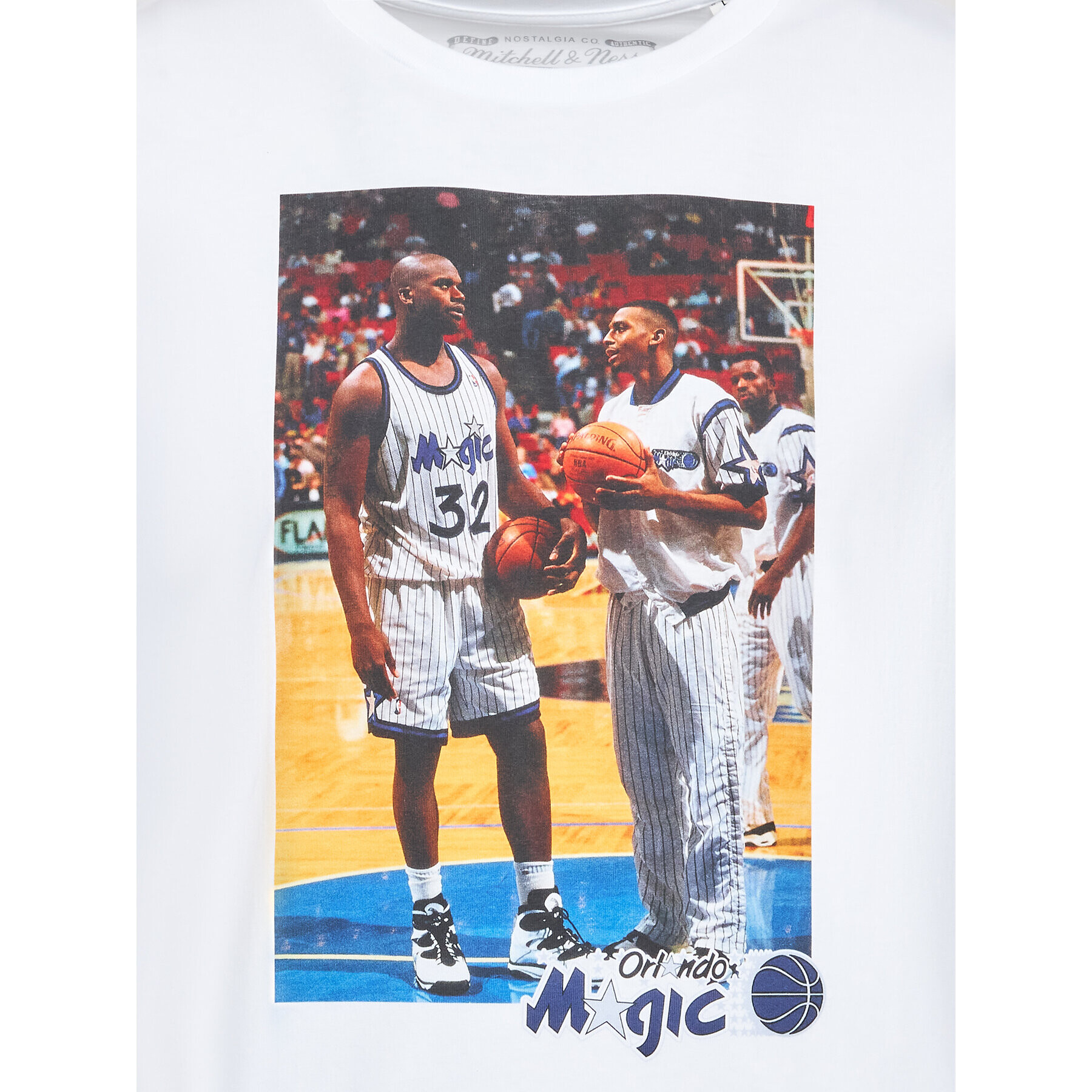 Mitchell & Ness Tricou BMTRINTL1058 Alb Regular Fit - Pled.ro