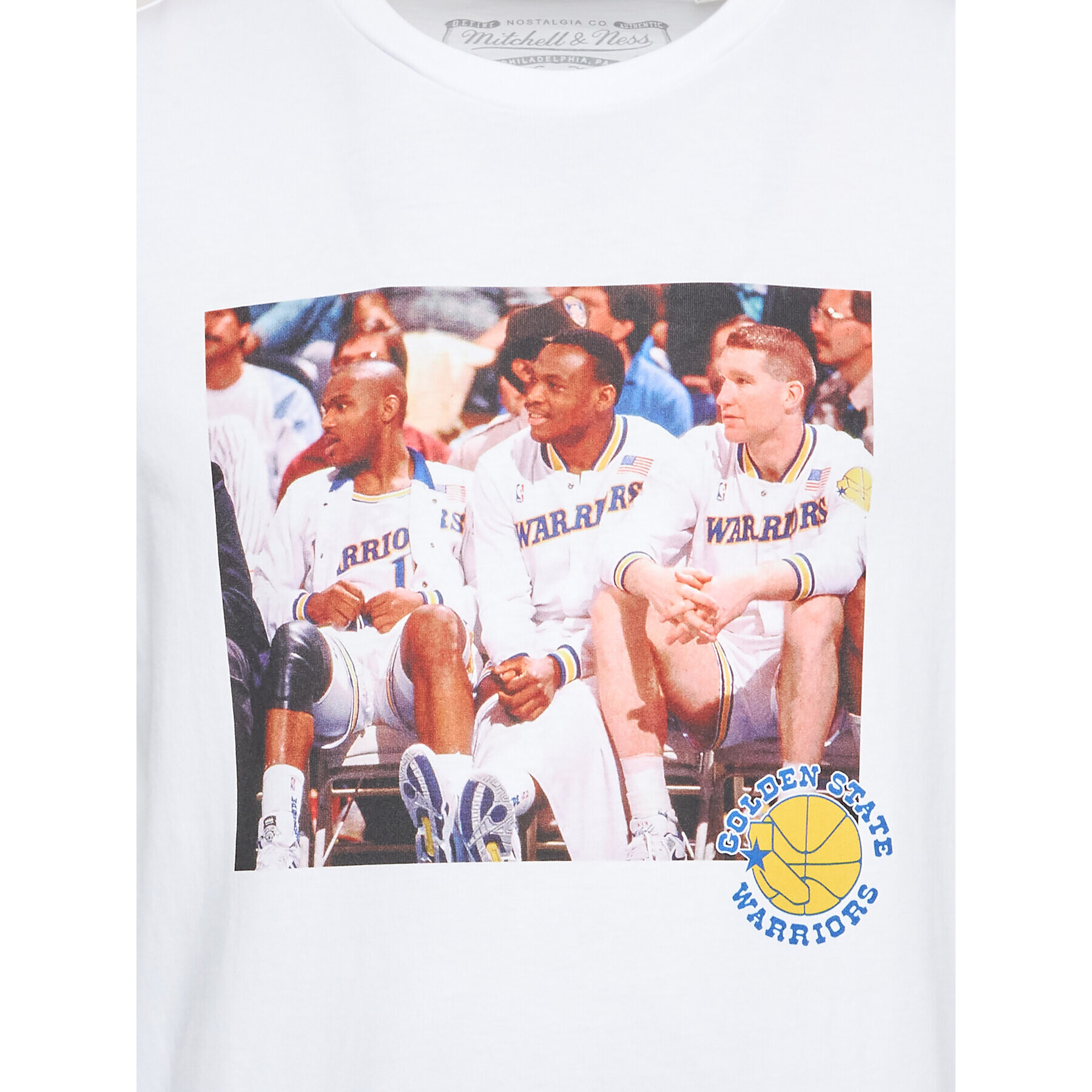 Mitchell & Ness Tricou BMTRINTL1058 Alb Regular Fit - Pled.ro