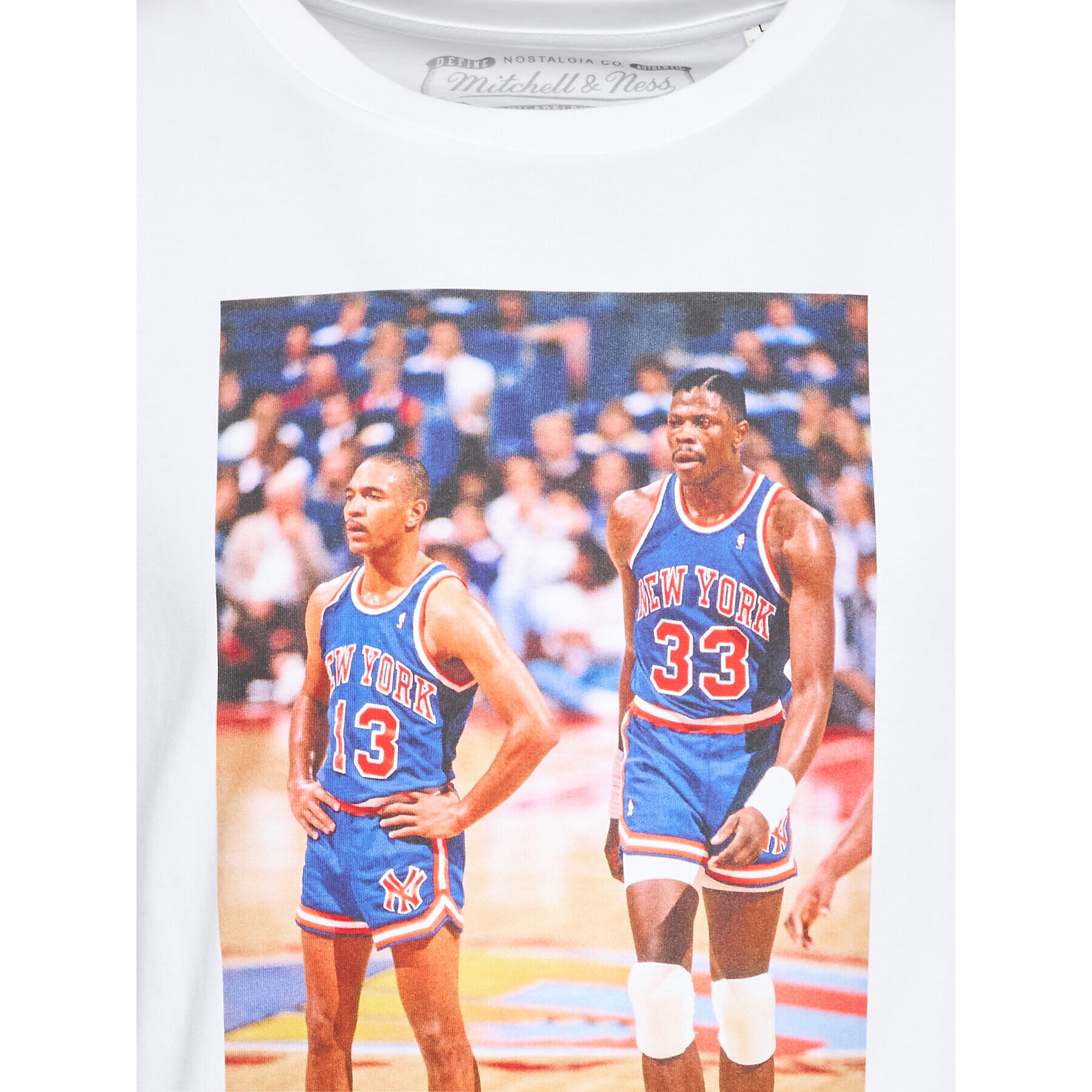 Mitchell & Ness Tricou BMTRINTL1058 Alb Regular Fit - Pled.ro