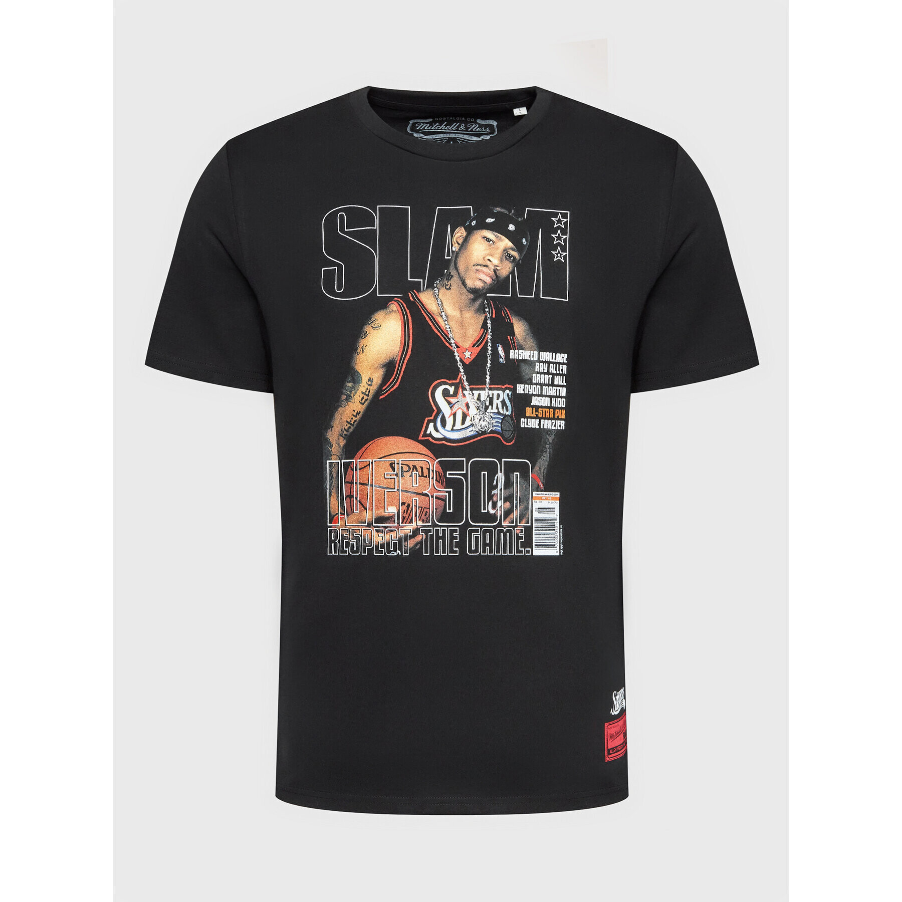 Mitchell & Ness Tricou BMTRINTL1059 Negru Regular Fit - Pled.ro