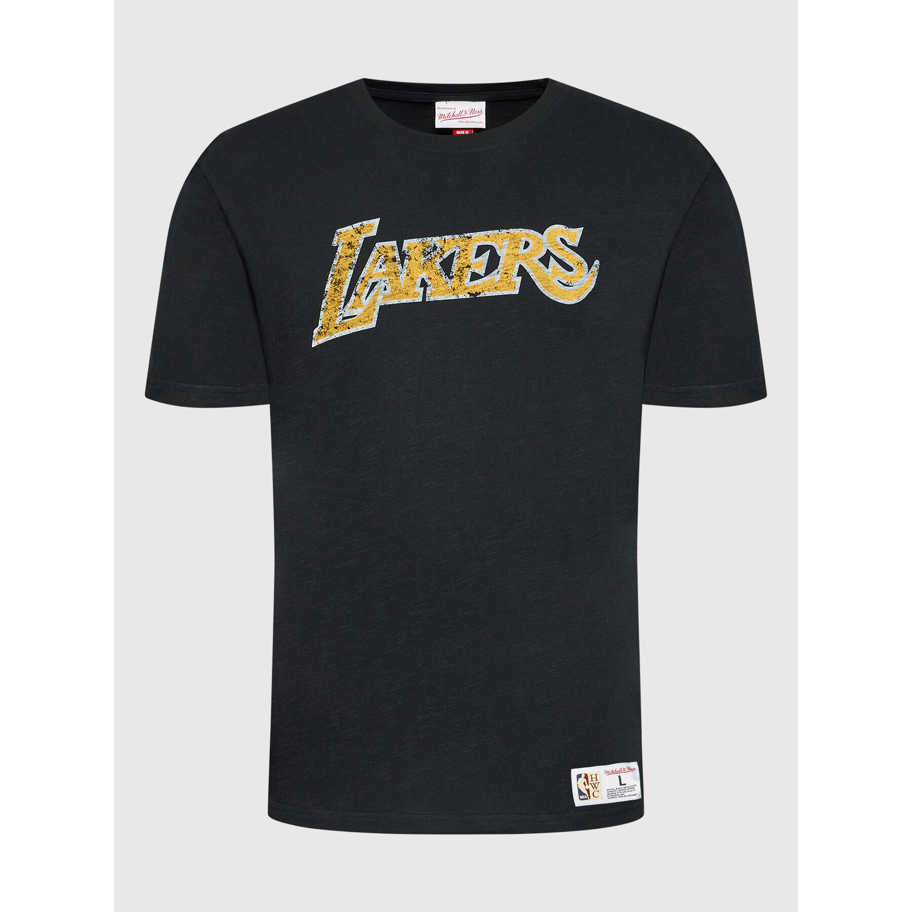 Mitchell & Ness Tricou TCRW1221 Negru Regular Fit - Pled.ro