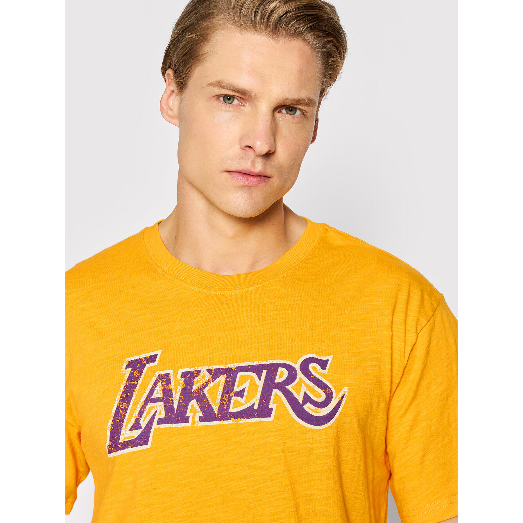 Mitchell & Ness Tricou TCRW1221 Portocaliu Regular Fit - Pled.ro