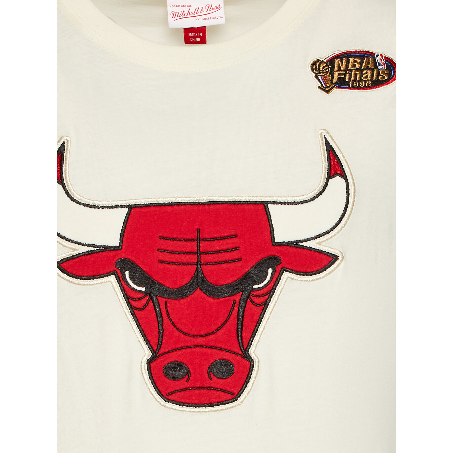 Mitchell & Ness Tricou TCRW1222 Écru Regular Fit - Pled.ro