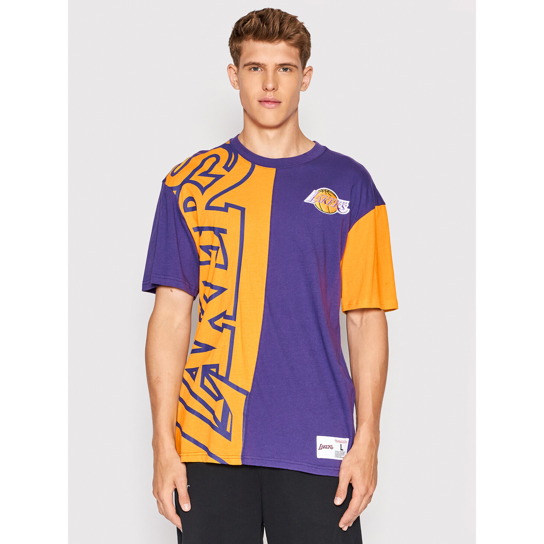 Mitchell & Ness Tricou TCRW1226 Violet Relaxed Fit - Pled.ro