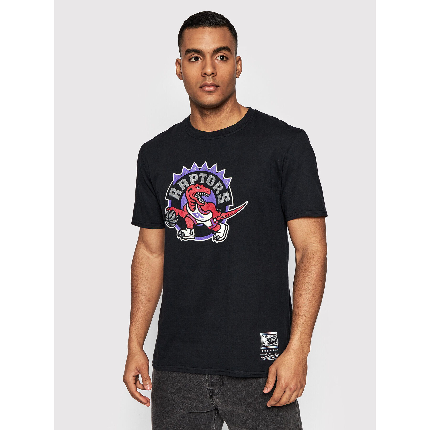 Mitchell & Ness Tricou TCRWINTL109 Negru Regular Fit - Pled.ro