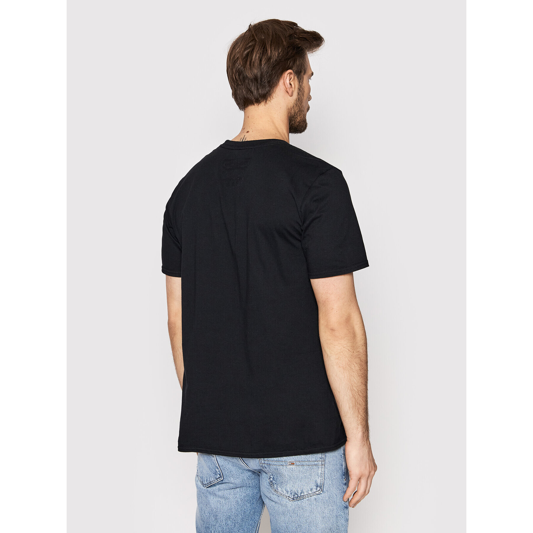 Mitchell & Ness Tricou TCRWINTL113 Negru Regular Fit - Pled.ro