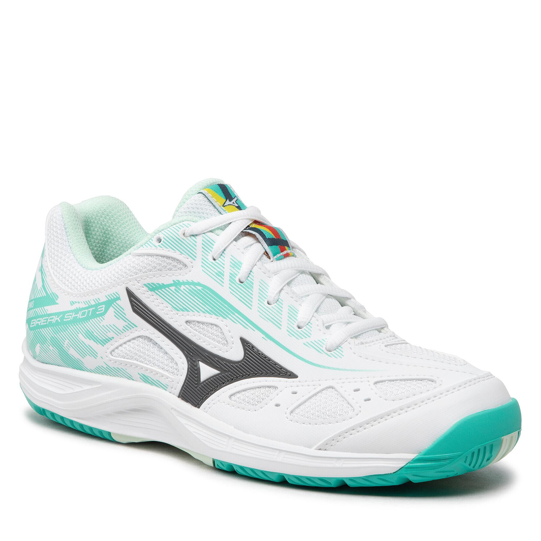 Mizuno Pantofi Break Shot 3 Ac 61GA212623 Alb - Pled.ro