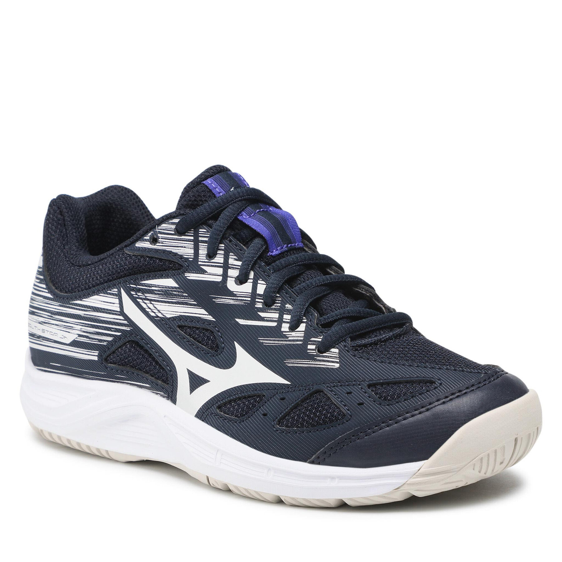 Mizuno Pantofi Stealth Star Jr. X1GC210702 Bleumarin - Pled.ro