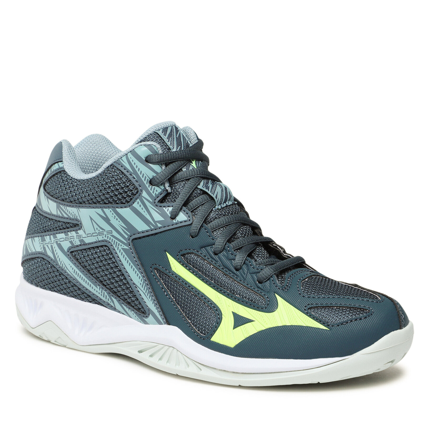 Mizuno Pantofi Thunder Blade 3 Mid V1GA217538 Albastru - Pled.ro