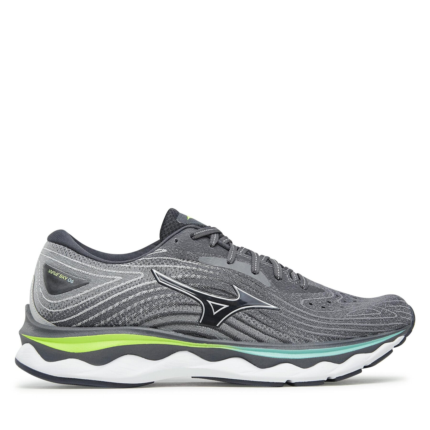 Mizuno Pantofi Wave Sky 6 J1GC2202 Gri - Pled.ro