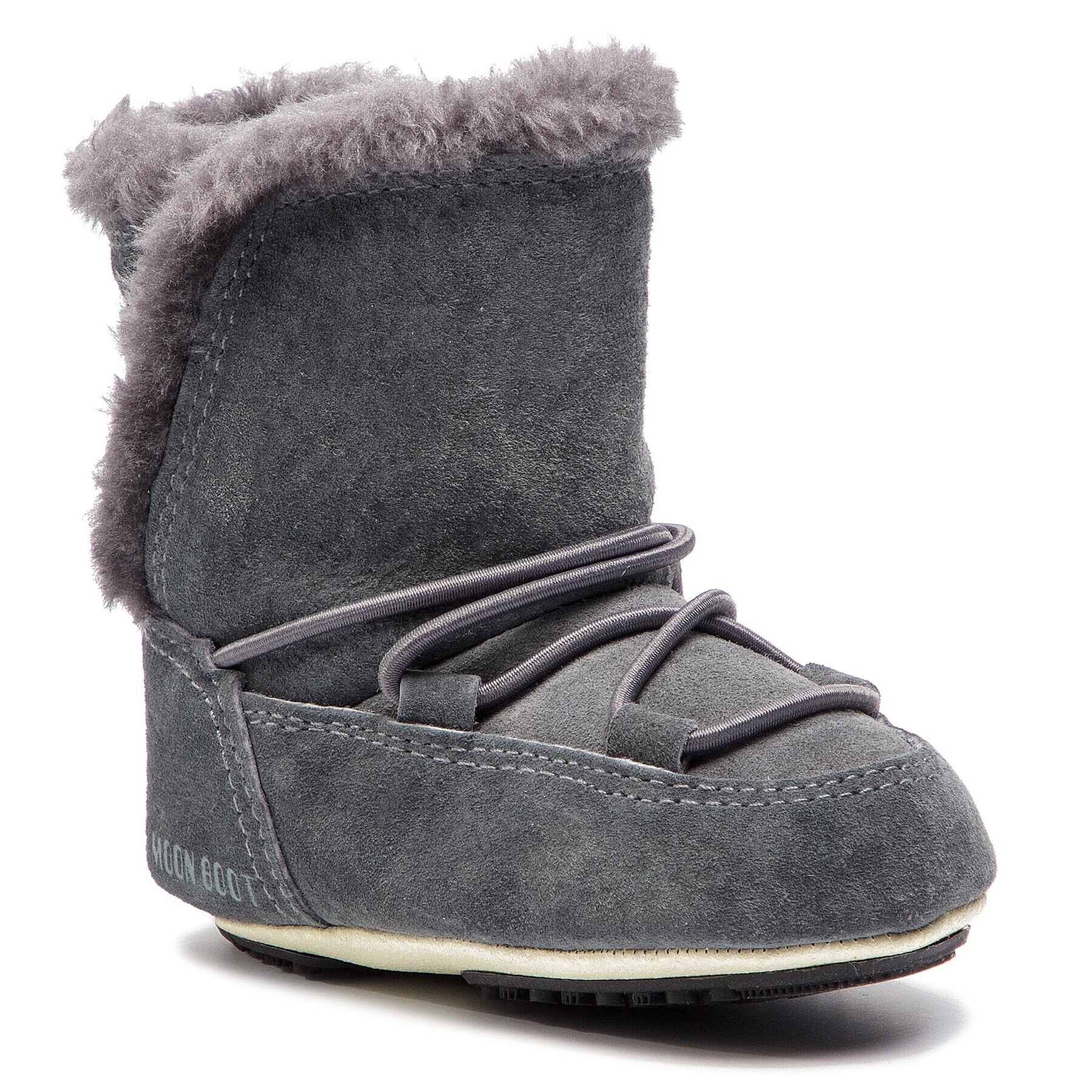 Moon Boot Cizme de zăpadă Crib Suede 34010300002 Gri - Pled.ro