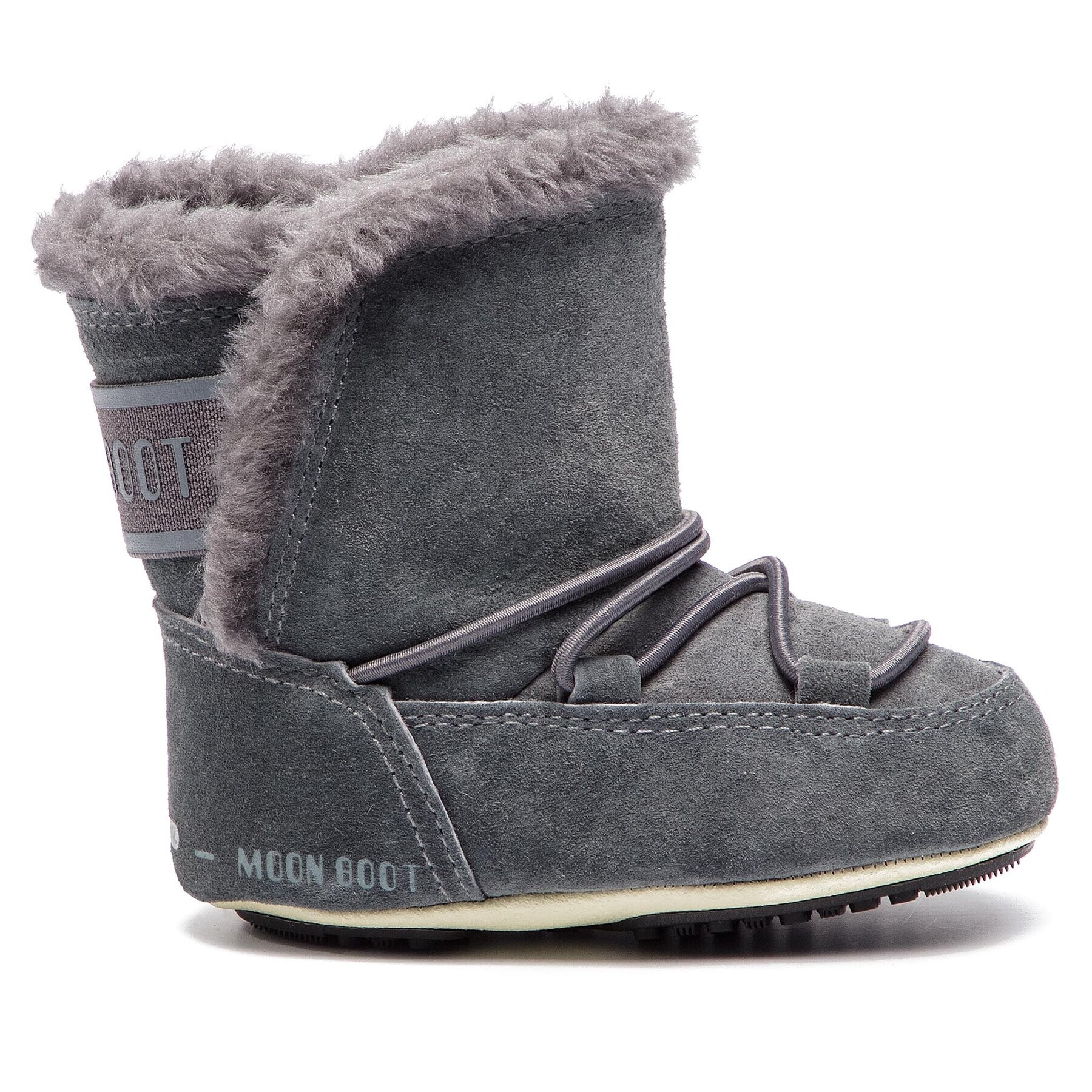 Moon Boot Cizme de zăpadă Crib Suede 34010300002 Gri - Pled.ro