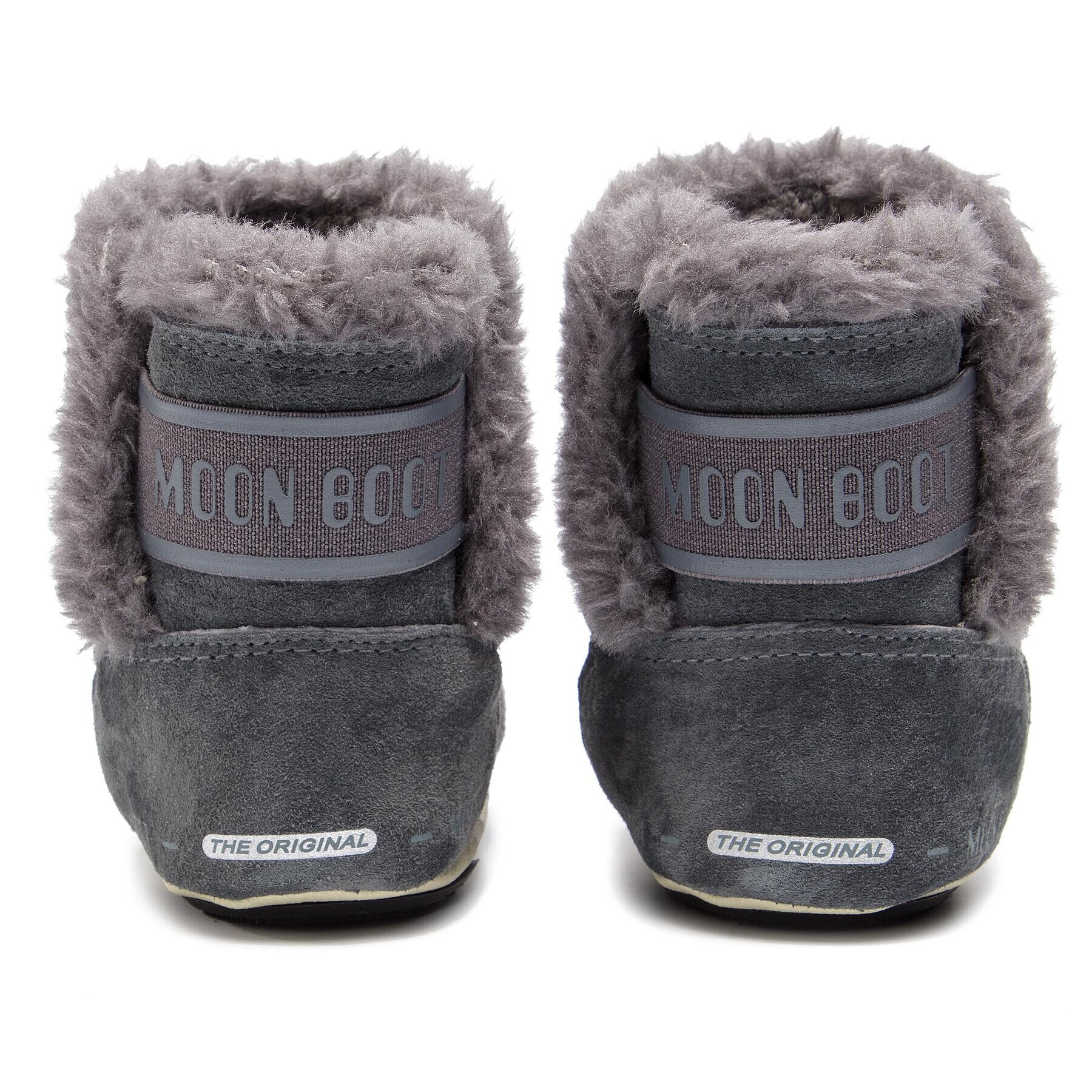 Moon Boot Cizme de zăpadă Crib Suede 34010300002 Gri - Pled.ro