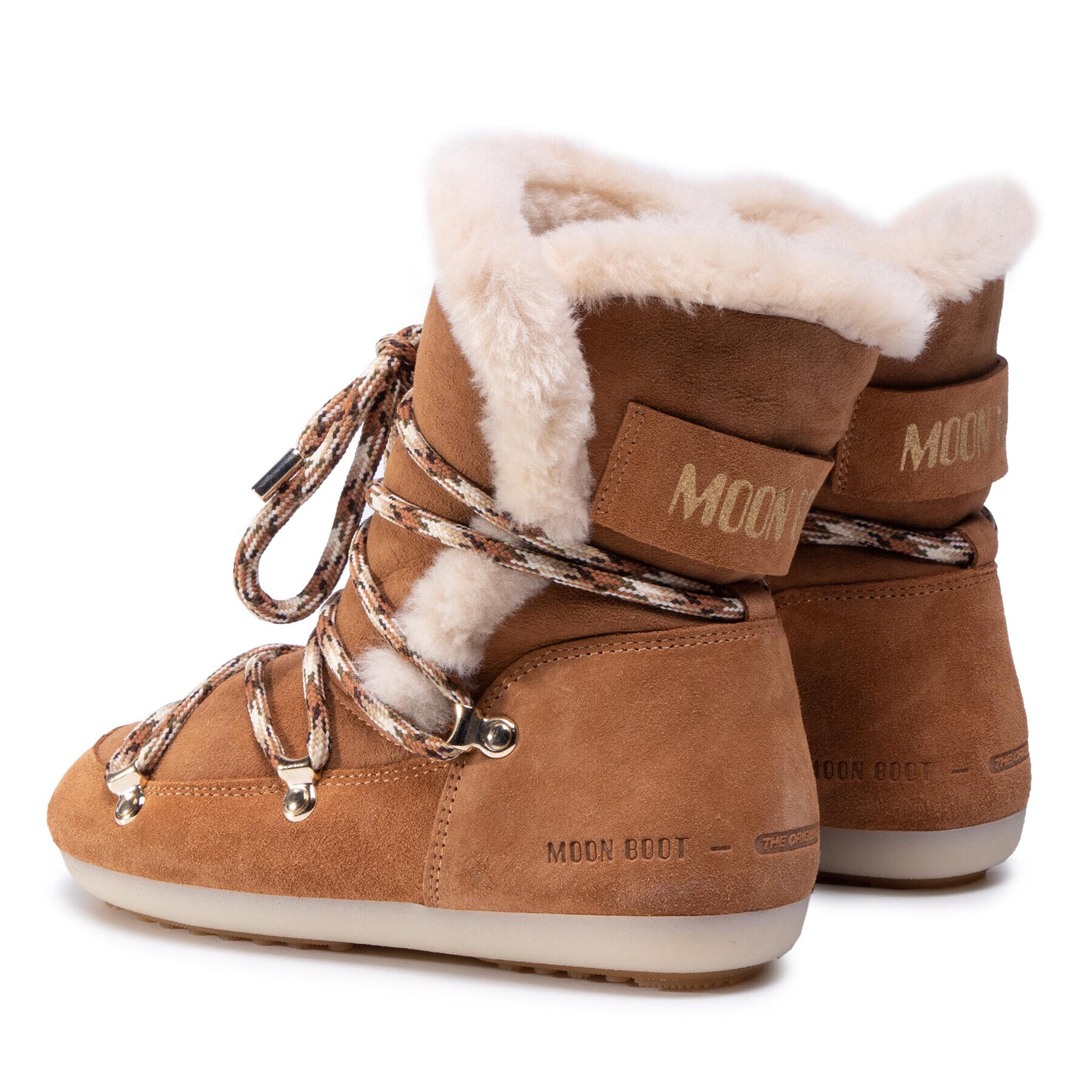 Moon Boot Cizme de zăpadă Dk Side High Shearling 24300100001 Maro - Pled.ro