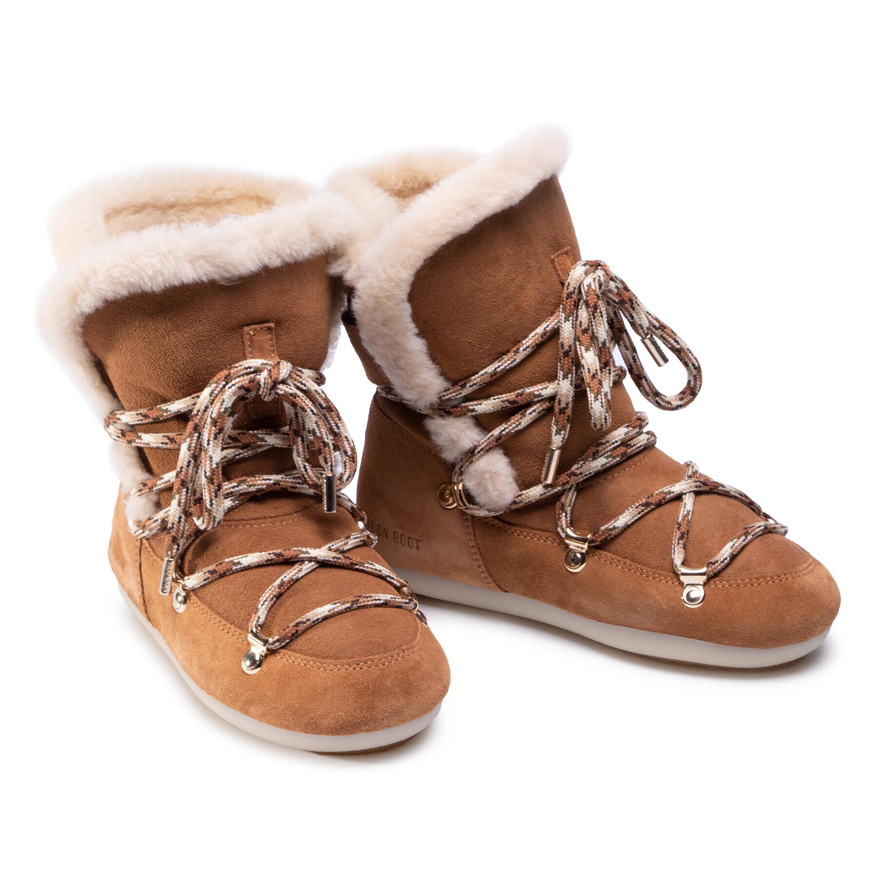 Moon Boot Cizme de zăpadă Dk Side High Shearling 24300100001 Maro - Pled.ro