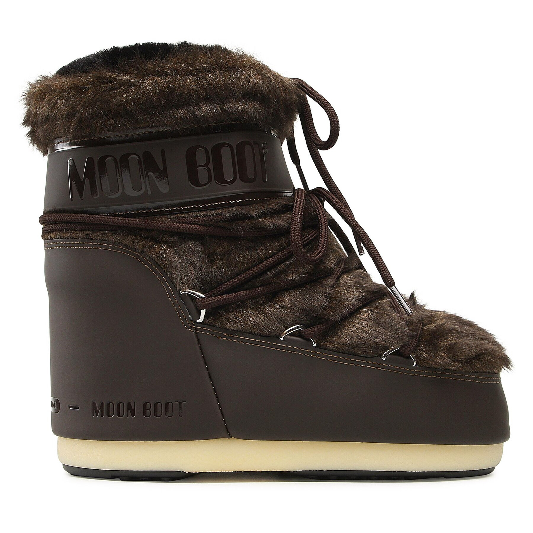 Moon Boot Cizme de zăpadă Icon Low Faux Fur 14093900003 Maro - Pled.ro