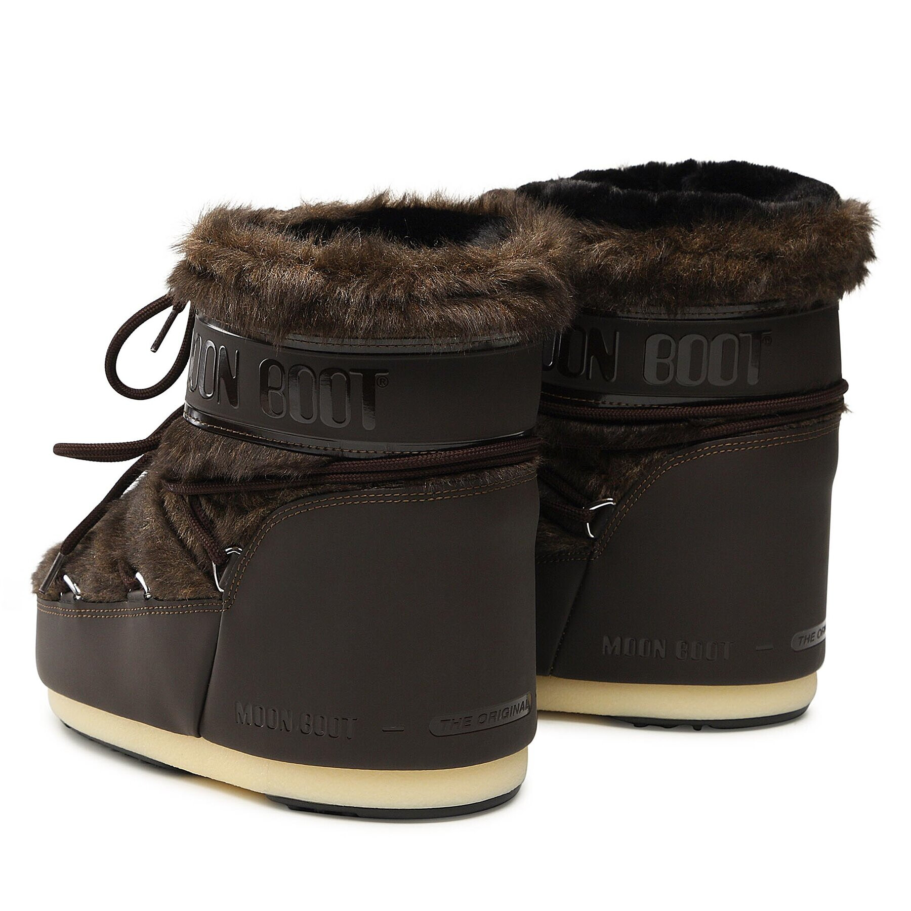 Moon Boot Cizme de zăpadă Icon Low Faux Fur 14093900003 Maro - Pled.ro