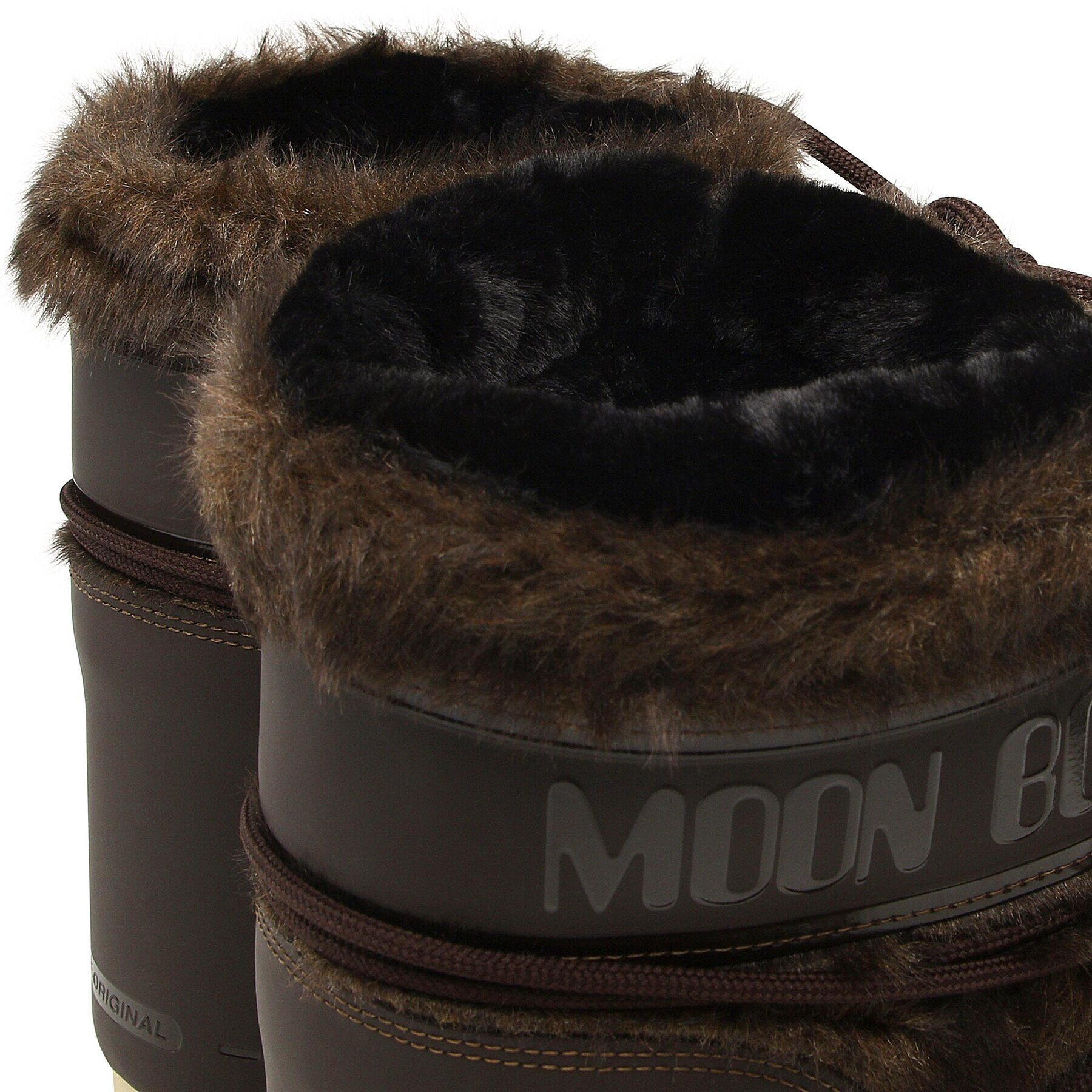 Moon Boot Cizme de zăpadă Icon Low Faux Fur 14093900003 Maro - Pled.ro