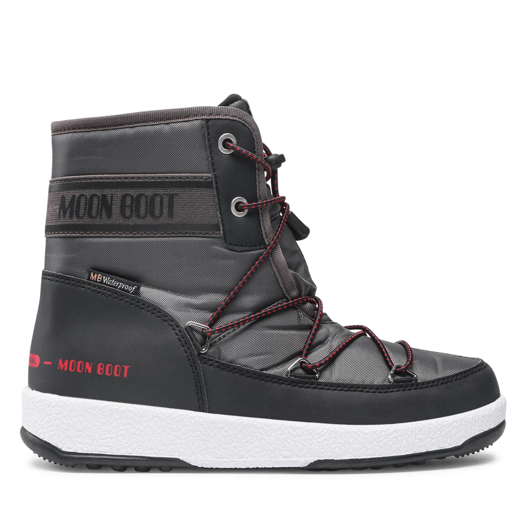 Moon Boot Cizme de zăpadă Jr Boy Mid Wp 2 34052500002 S Gri - Pled.ro