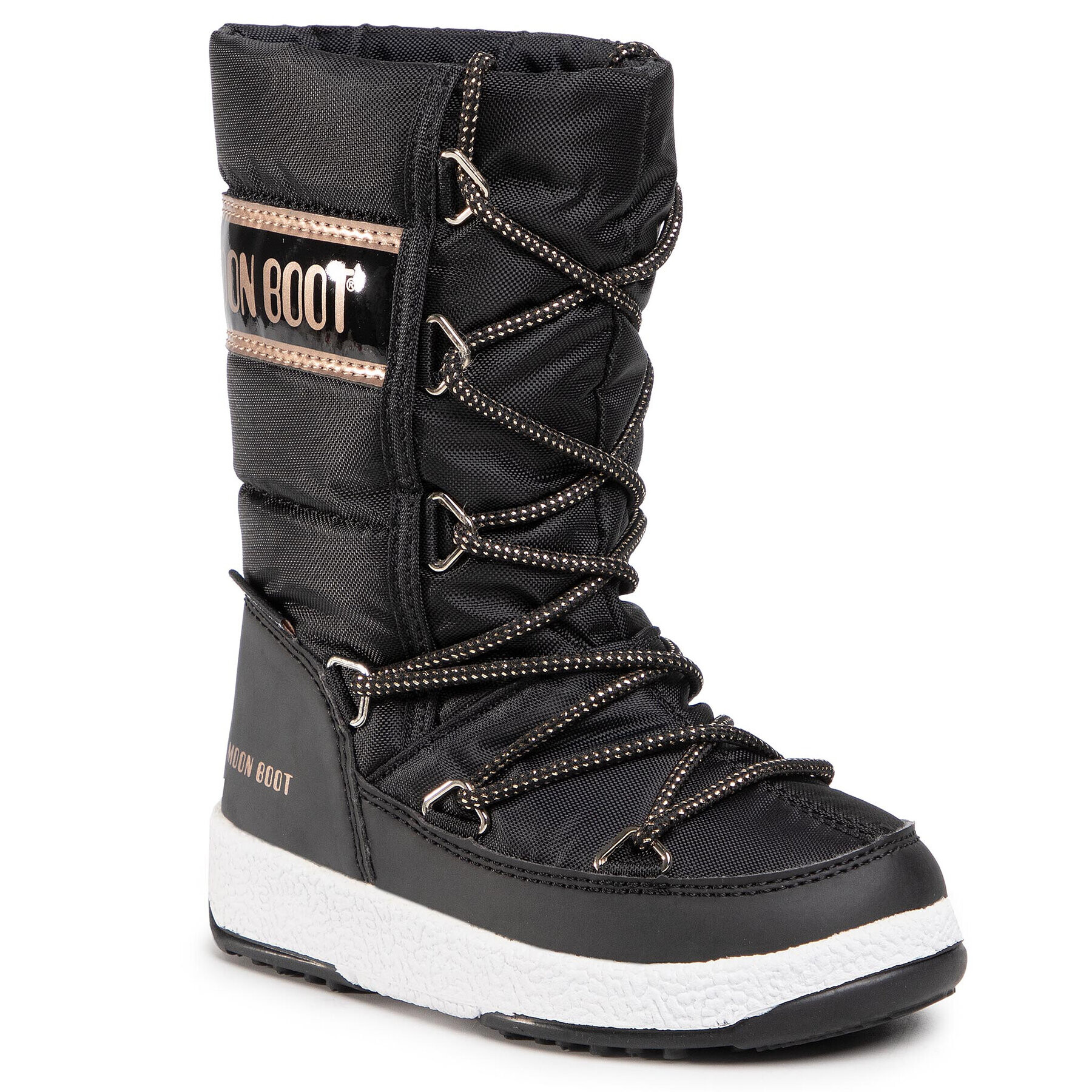 Moon Boot Cizme de zăpadă Jr G. Quilted Wp 34051400005 M Negru - Pled.ro