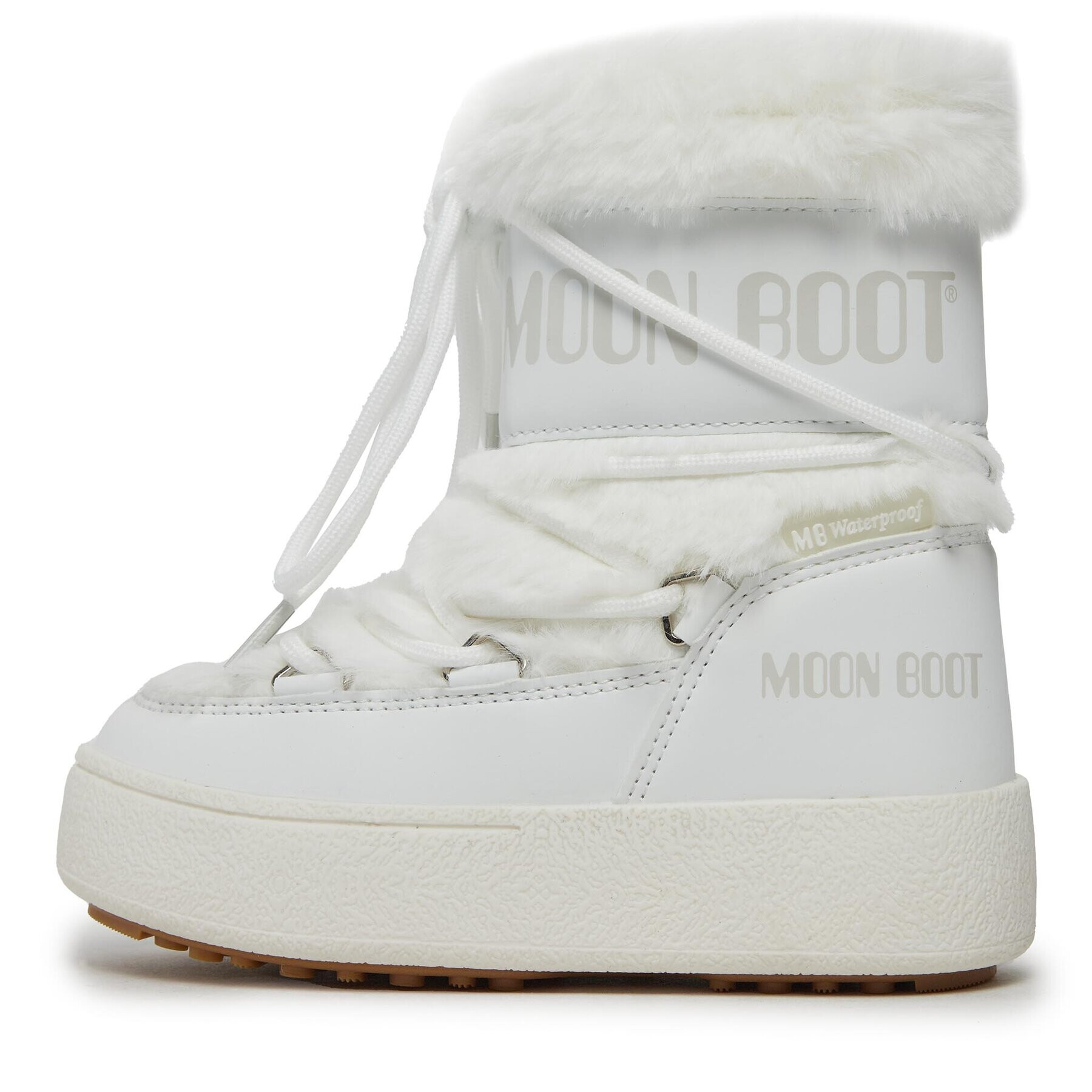 Moon Boot Cizme de zăpadă Jtrack Faux Fur Wp 34300900002 Alb - Pled.ro