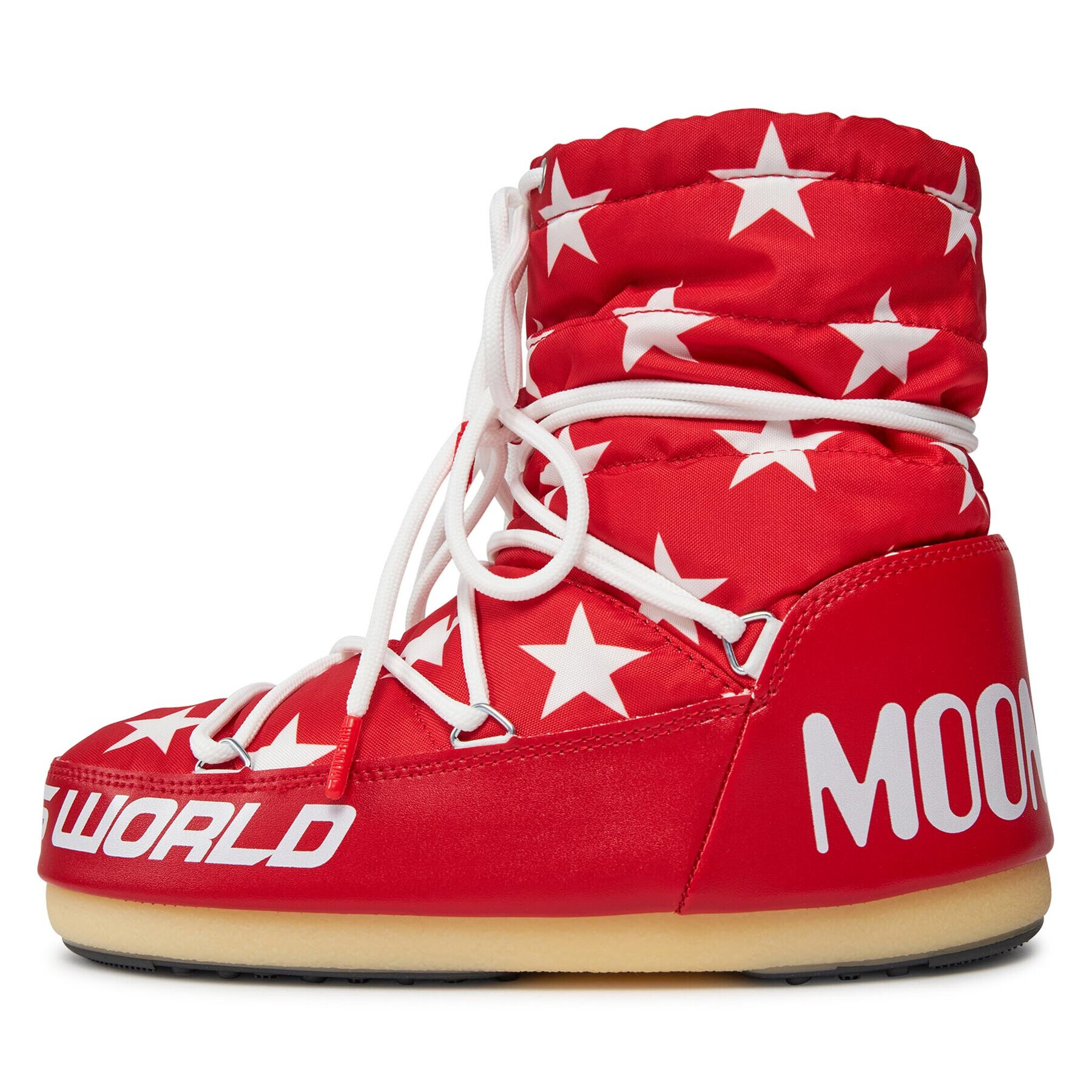 Moon Boot Cizme de zăpadă Light Low Stars 14601700002 Roșu - Pled.ro