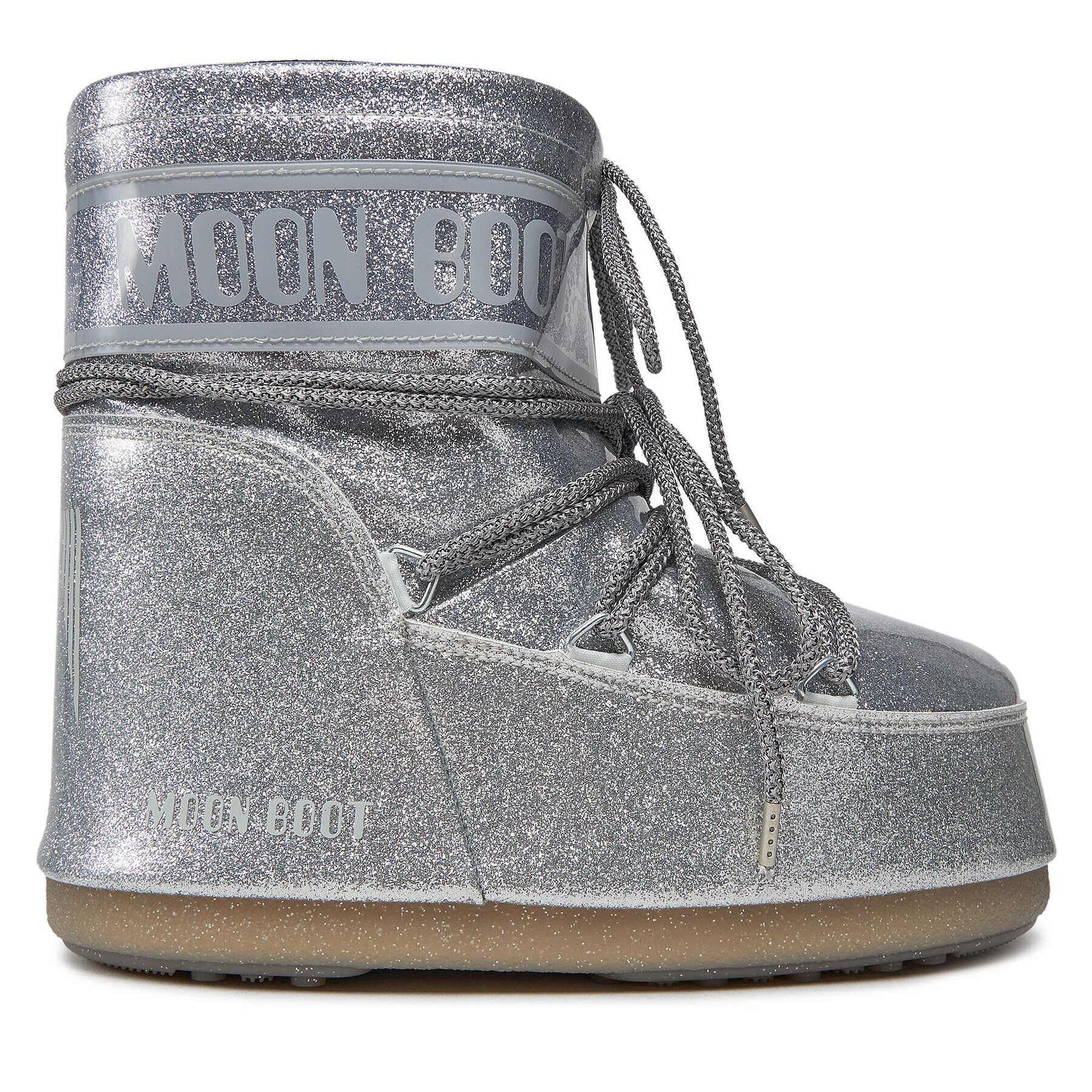 Moon Boot Cizme de zăpadă Low Glitter 14094400002 Argintiu - Pled.ro