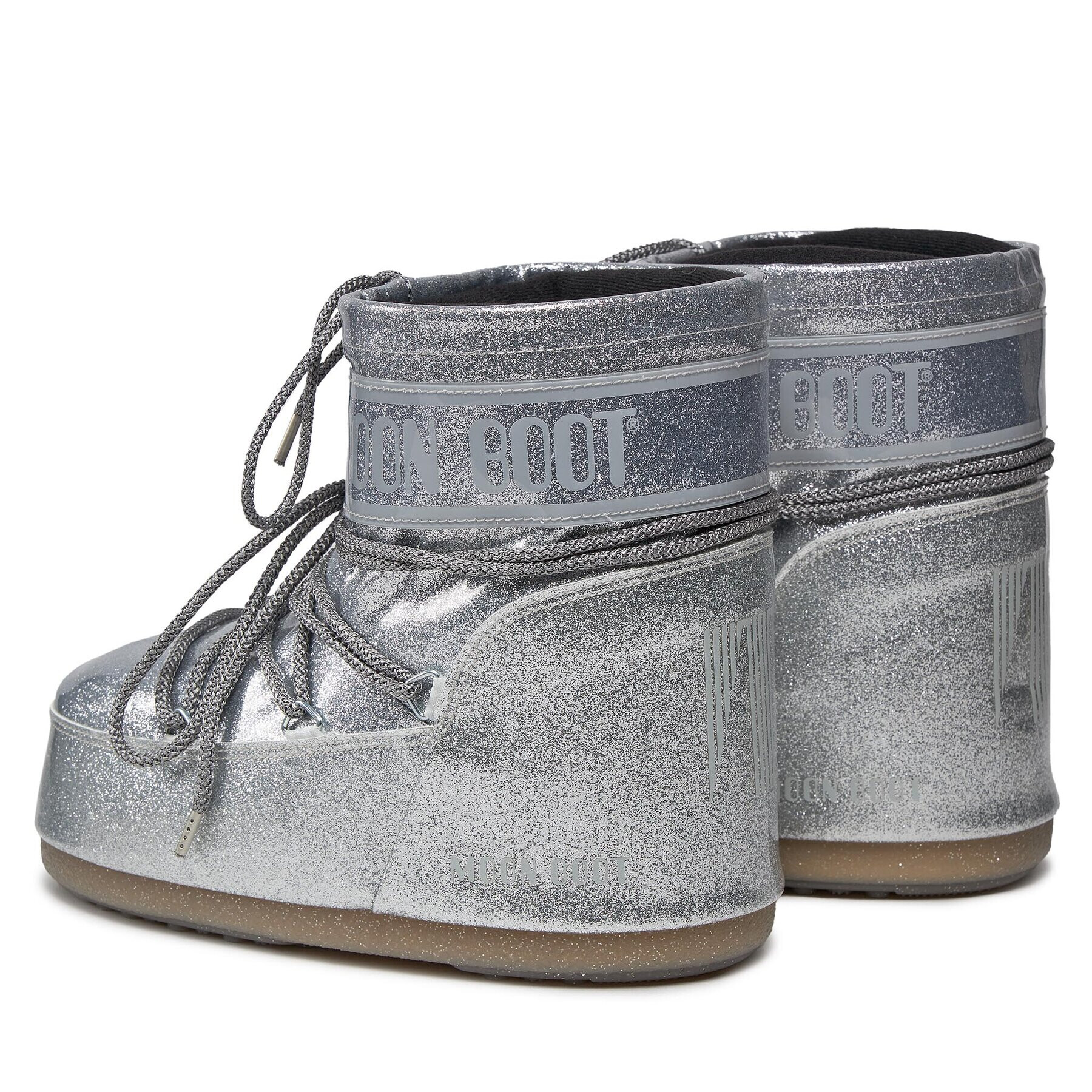 Moon Boot Cizme de zăpadă Low Glitter 14094400002 Argintiu - Pled.ro