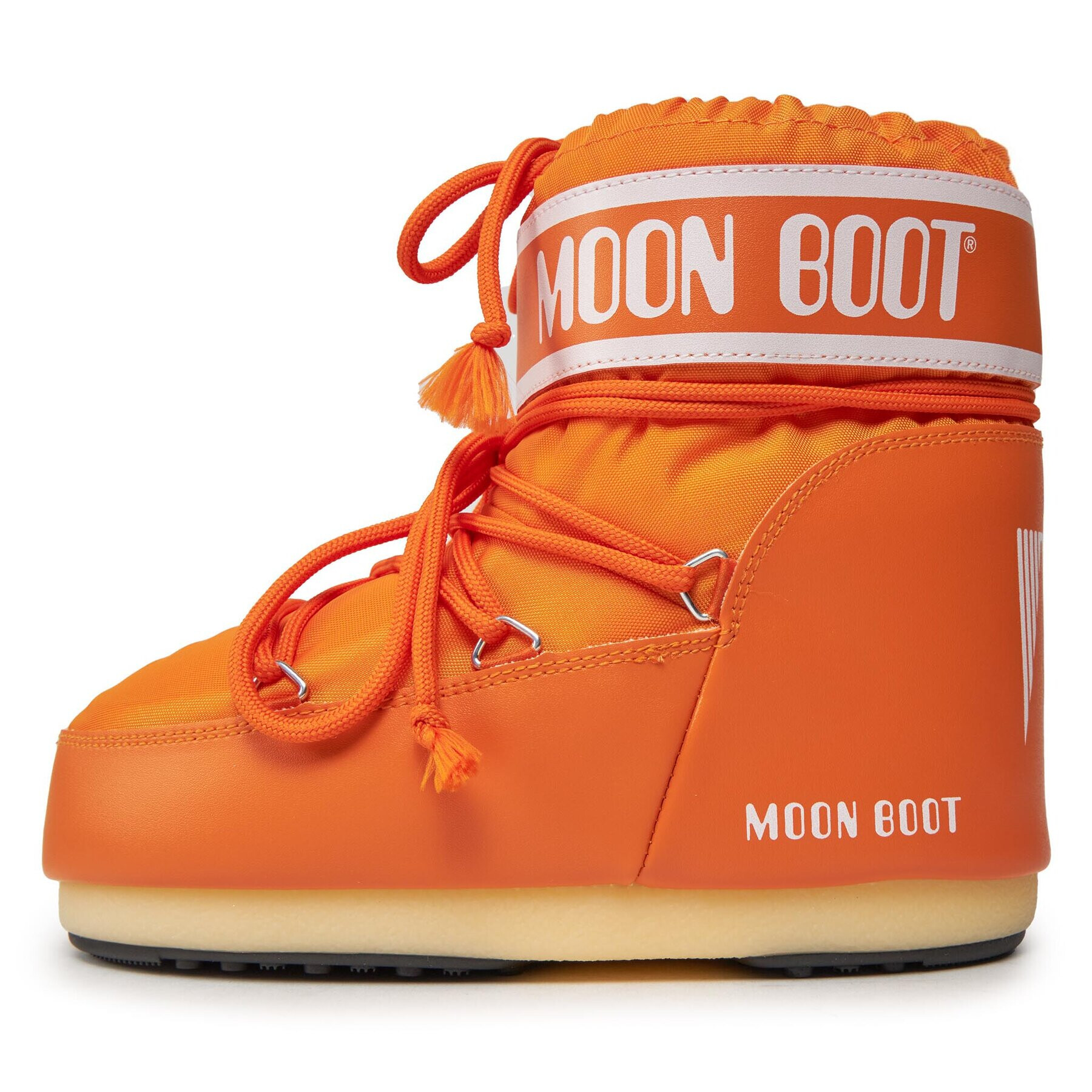 Moon Boot Cizme de zăpadă Low Nylon 14093400014 Portocaliu - Pled.ro