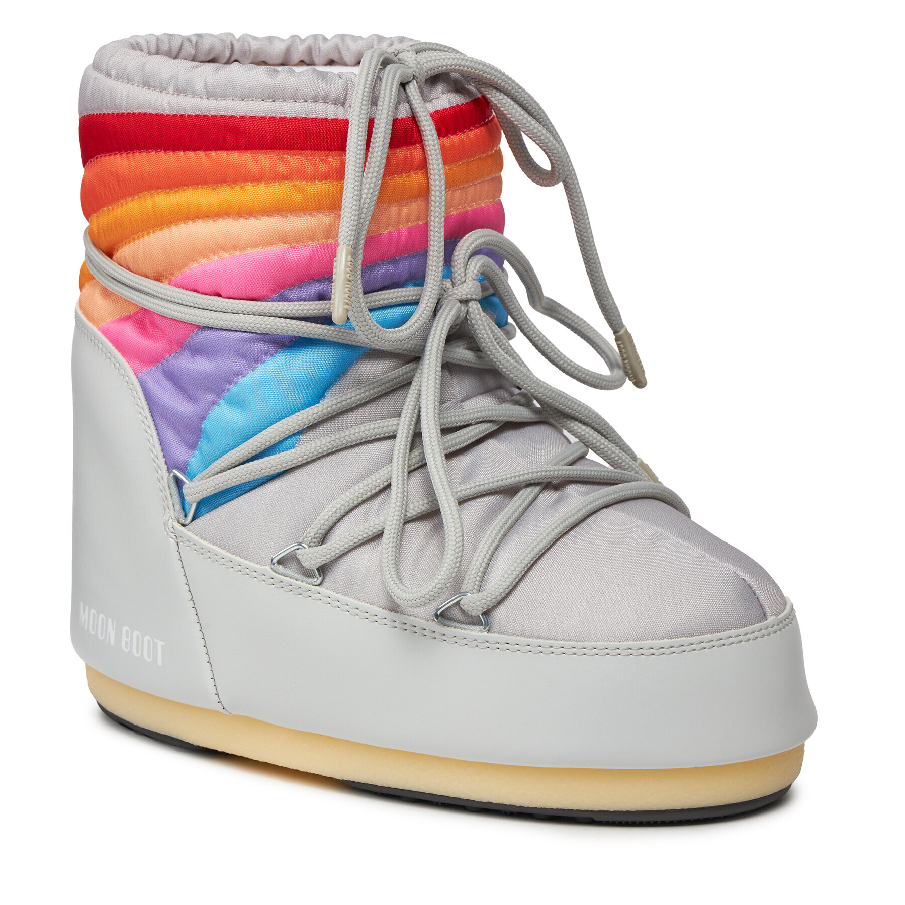 Moon Boot Cizme de zăpadă Low Rainbow 14094300001 Gri - Pled.ro