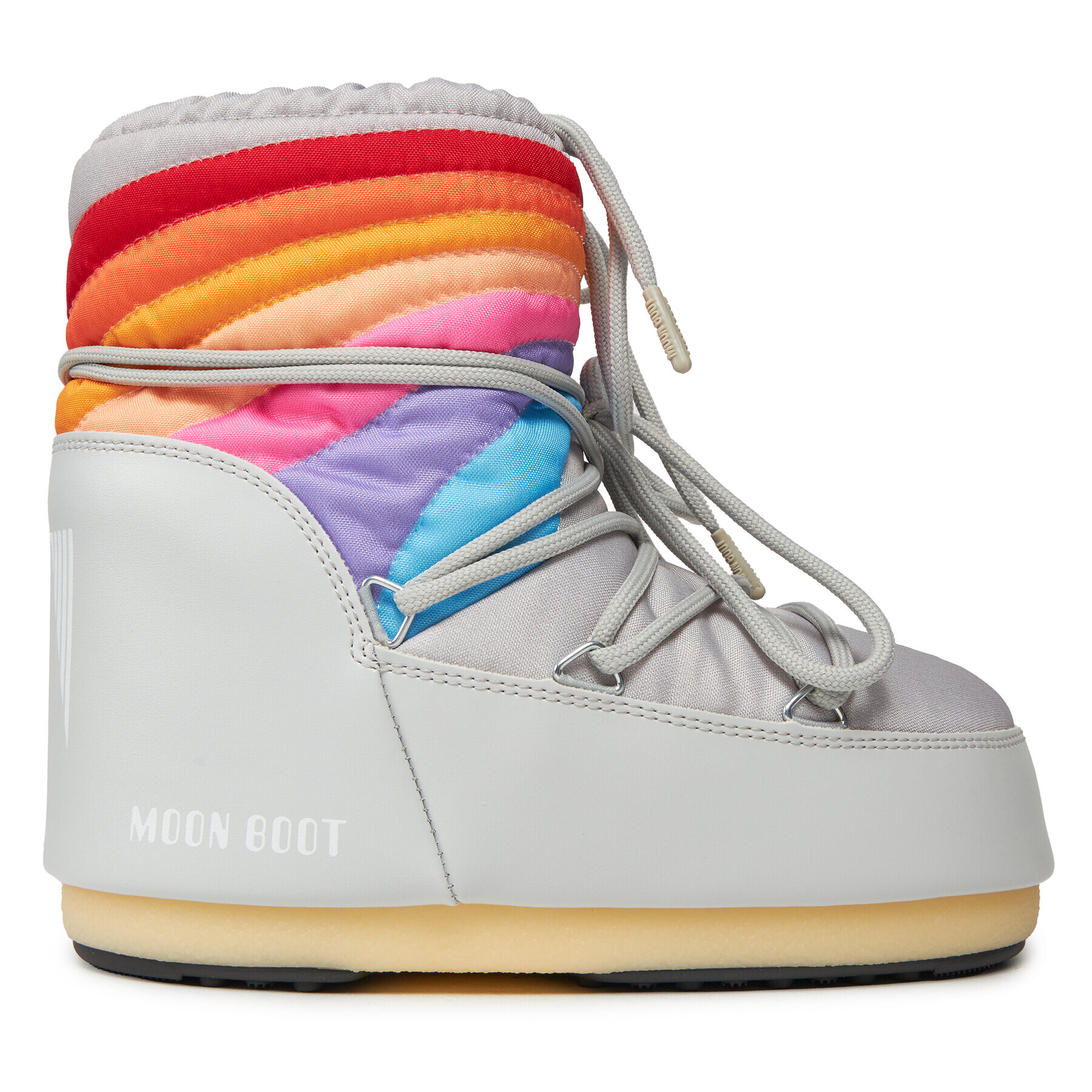 Moon Boot Cizme de zăpadă Low Rainbow 14094300001 Gri - Pled.ro