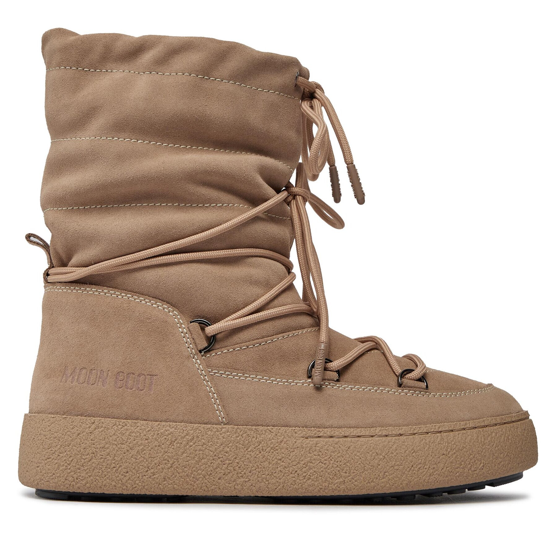 Moon Boot Cizme de zăpadă Ltrack Suede 24501100002 Bej - Pled.ro