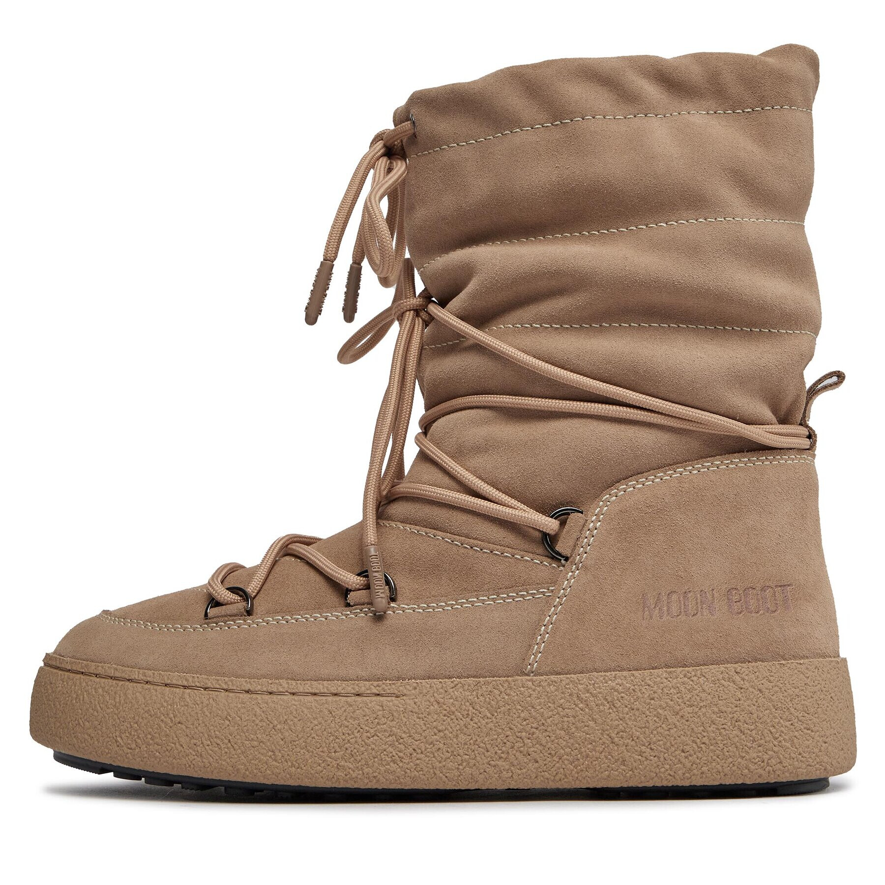 Moon Boot Cizme de zăpadă Ltrack Suede 24501100002 Bej - Pled.ro