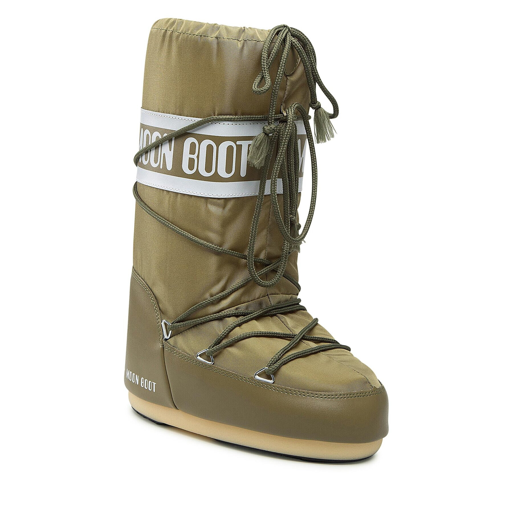 Moon Boot Cizme de zăpadă Nylon 14004400083 Kaki - Pled.ro