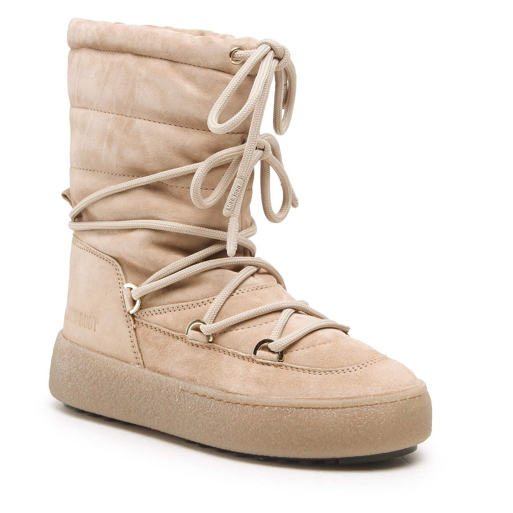 Moon Boot Pantofi Ltrack Suede 24500100 Bej - Pled.ro