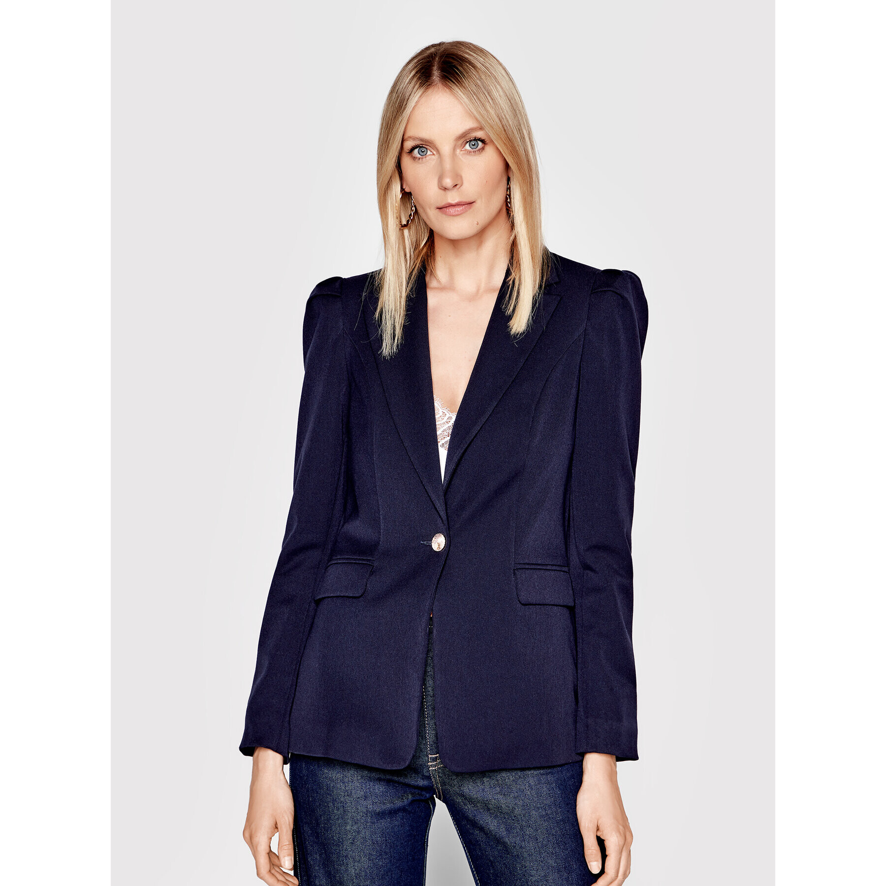 Morgan Blazer 221-VAINA.F Bleumarin Regular Fit - Pled.ro