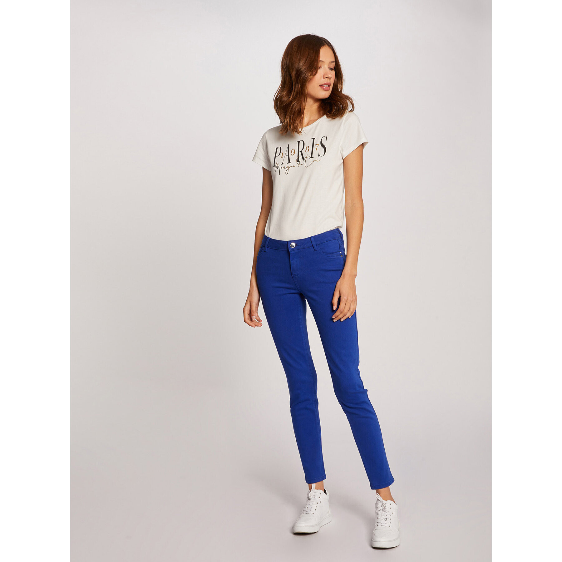 Morgan Blugi 211-PETRA Albastru Skinny Fit - Pled.ro